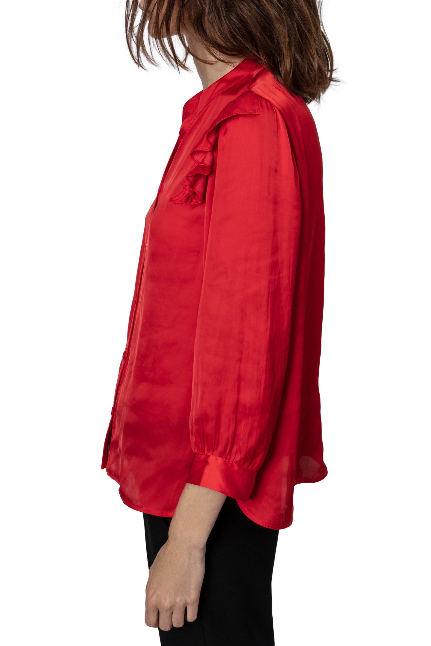 TYGG SATIN BLOUSE COQUELICOT 3