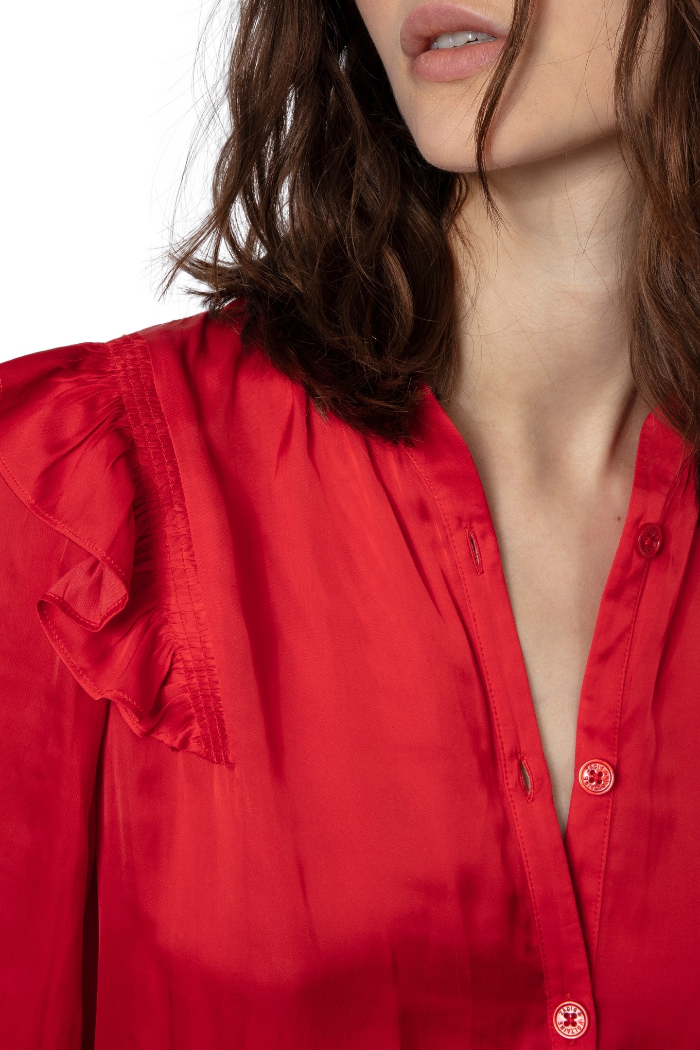 TYGG SATIN BLOUSE COQUELICOT 7