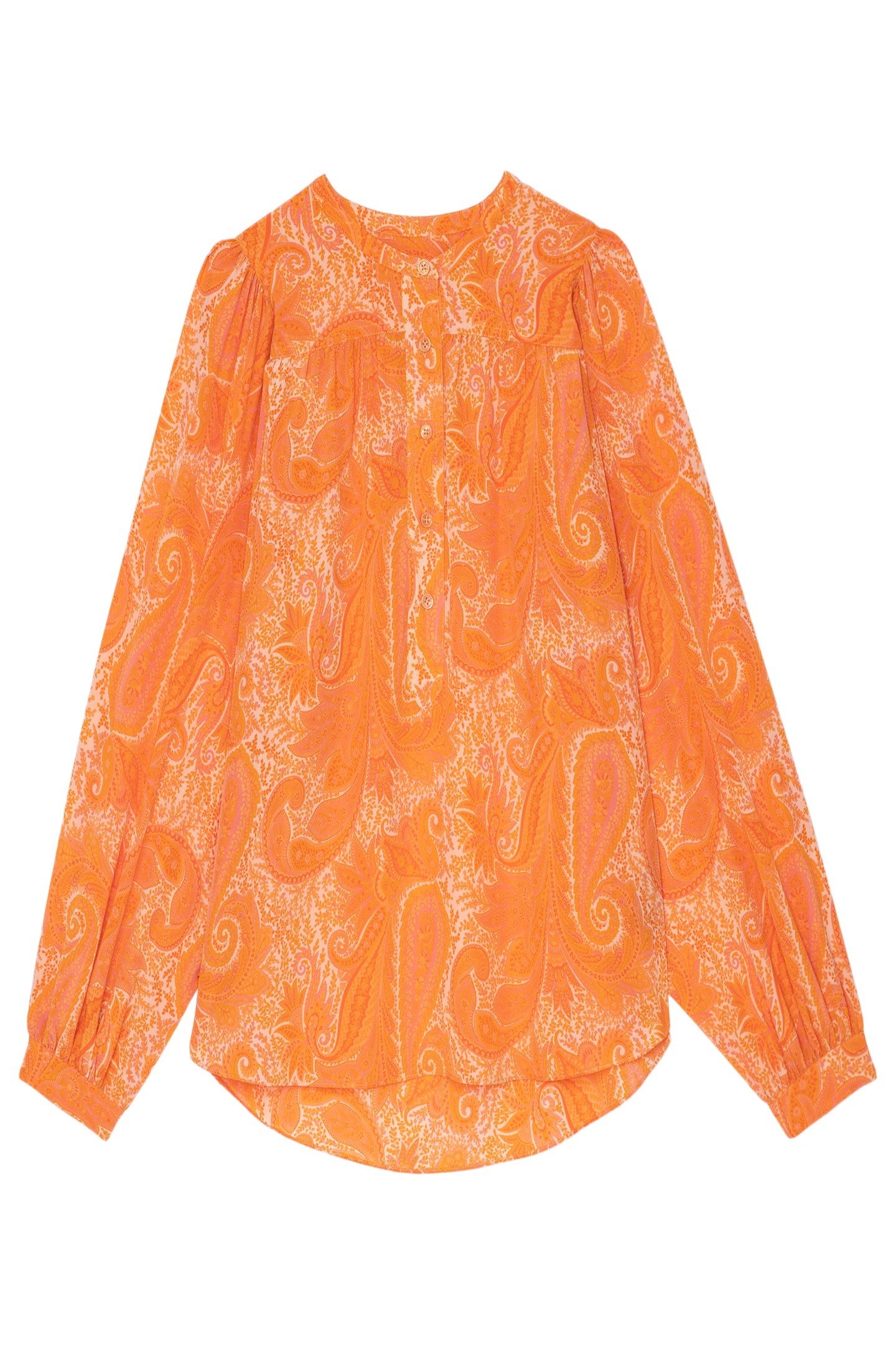 TIGY PAISLEY BLOUSE CORAIL 4