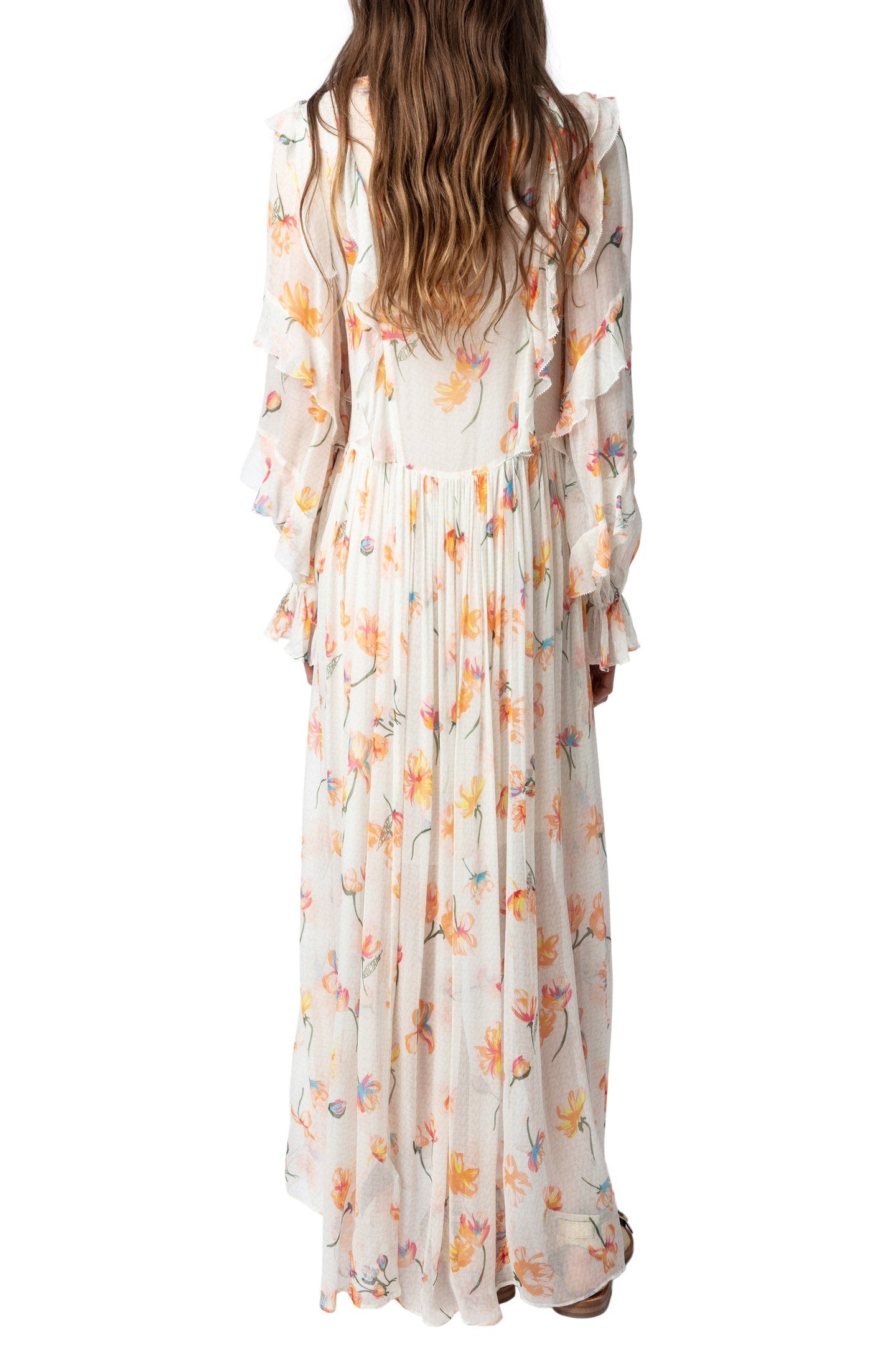 RICINY MOUSSELINE COURTNEY DRESS MASTIC 6