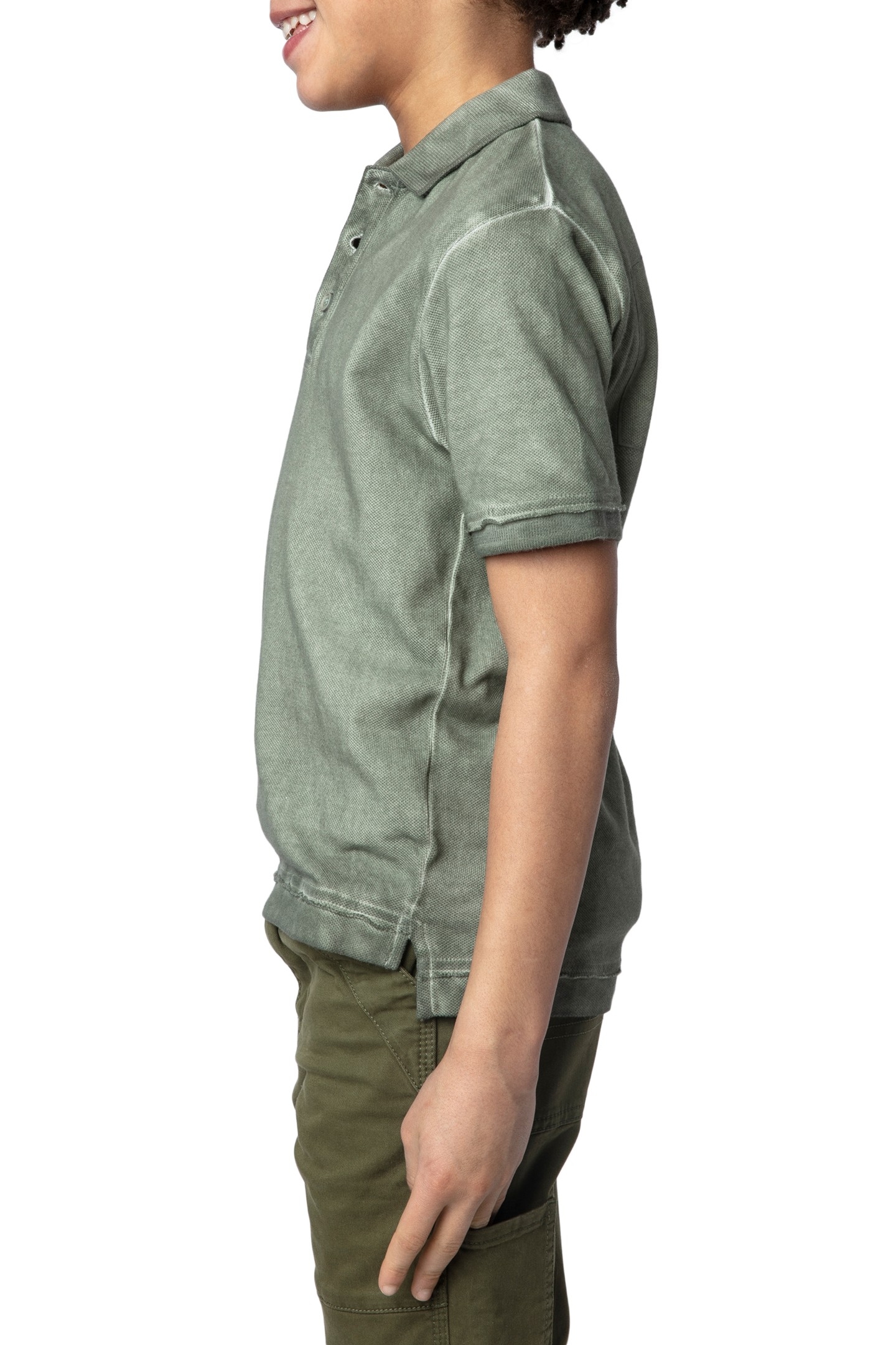 TROT BOYS POLO KAKI CLAIR 3