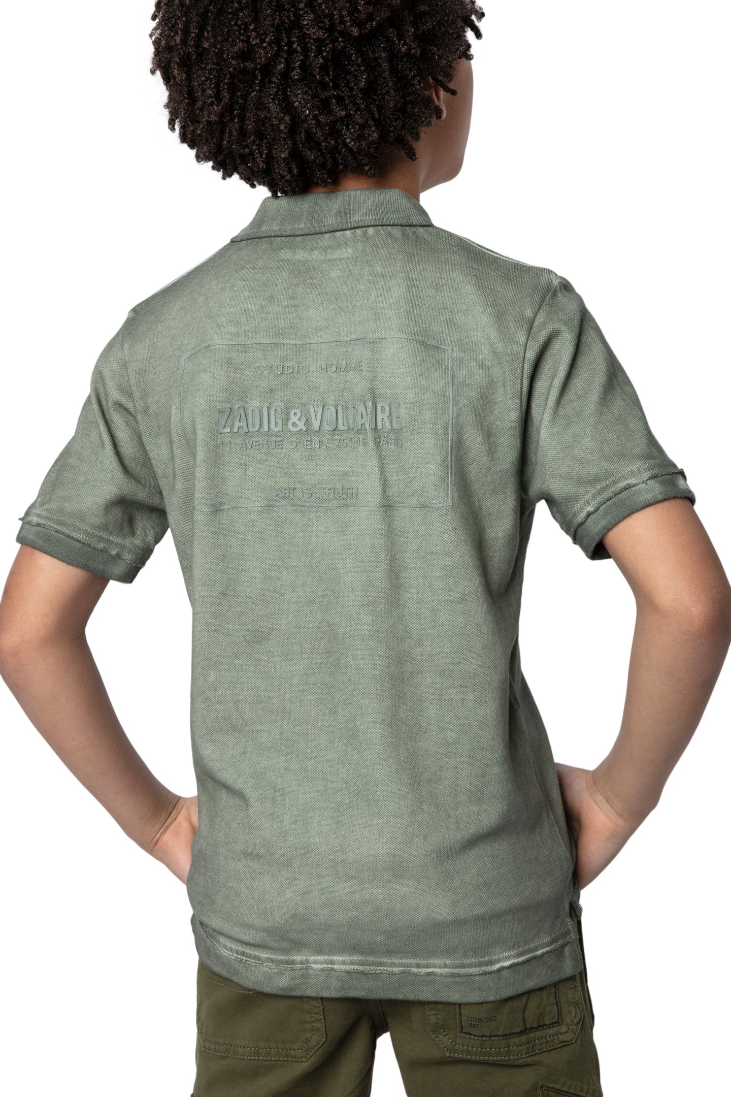 TROT BOYS POLO KAKI CLAIR 7