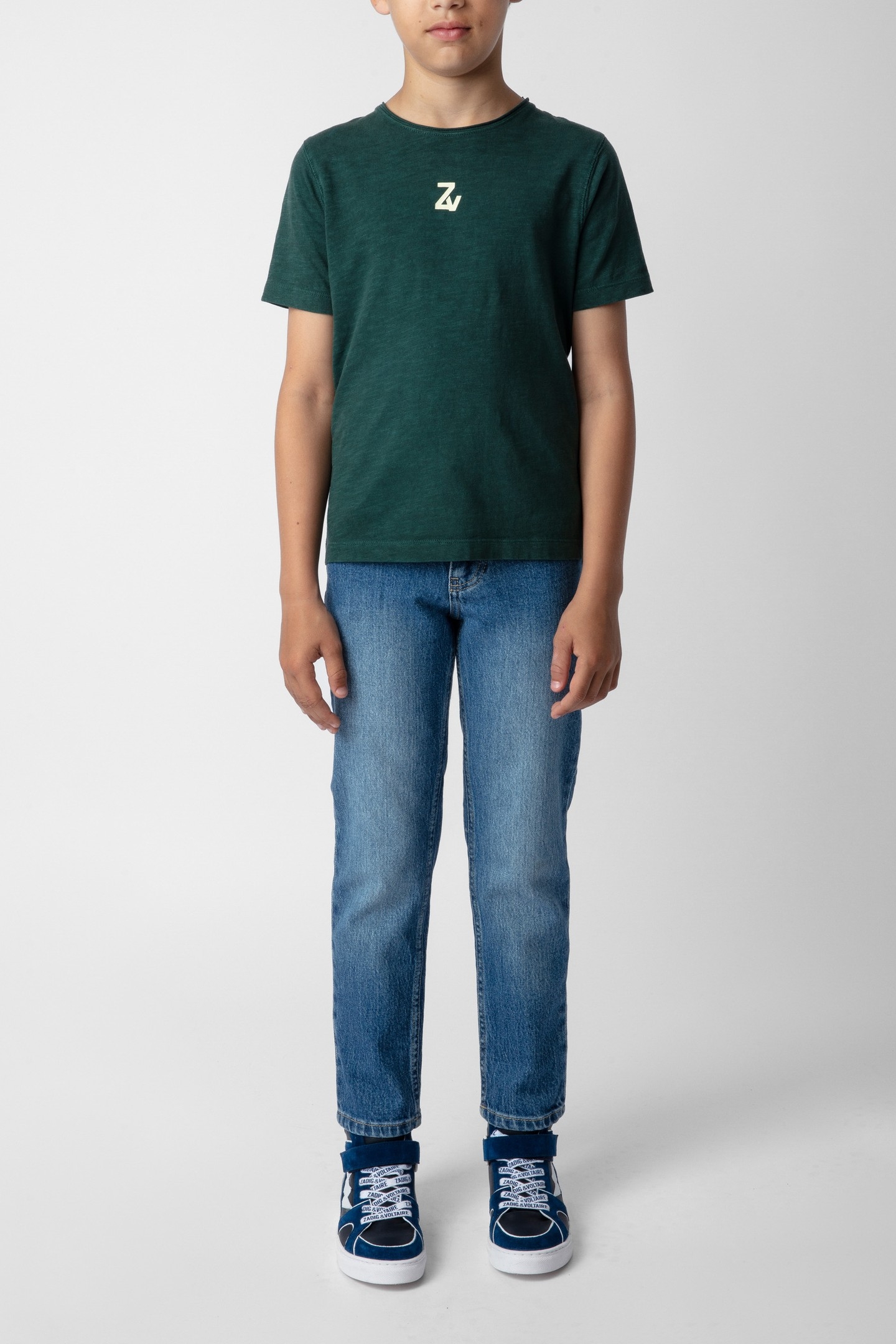 KITA BOYS T-SHIRT DARK GREEN 2