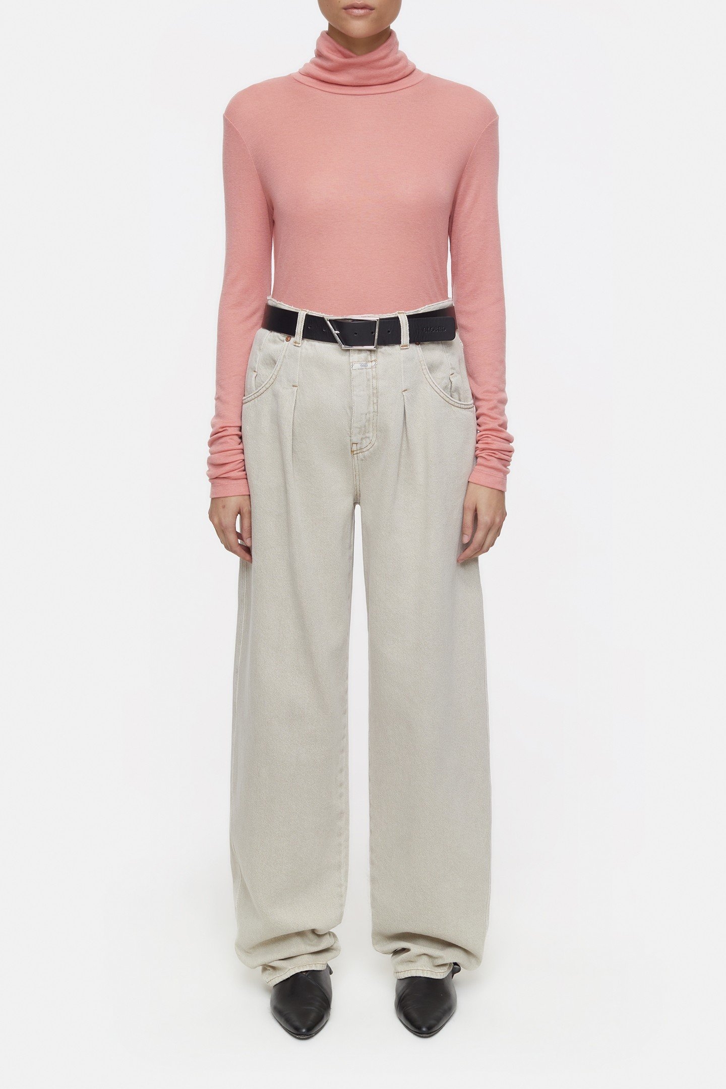 TURTLE NECK LONGSLEEVE T-SHIRTS ROSE DUST 2