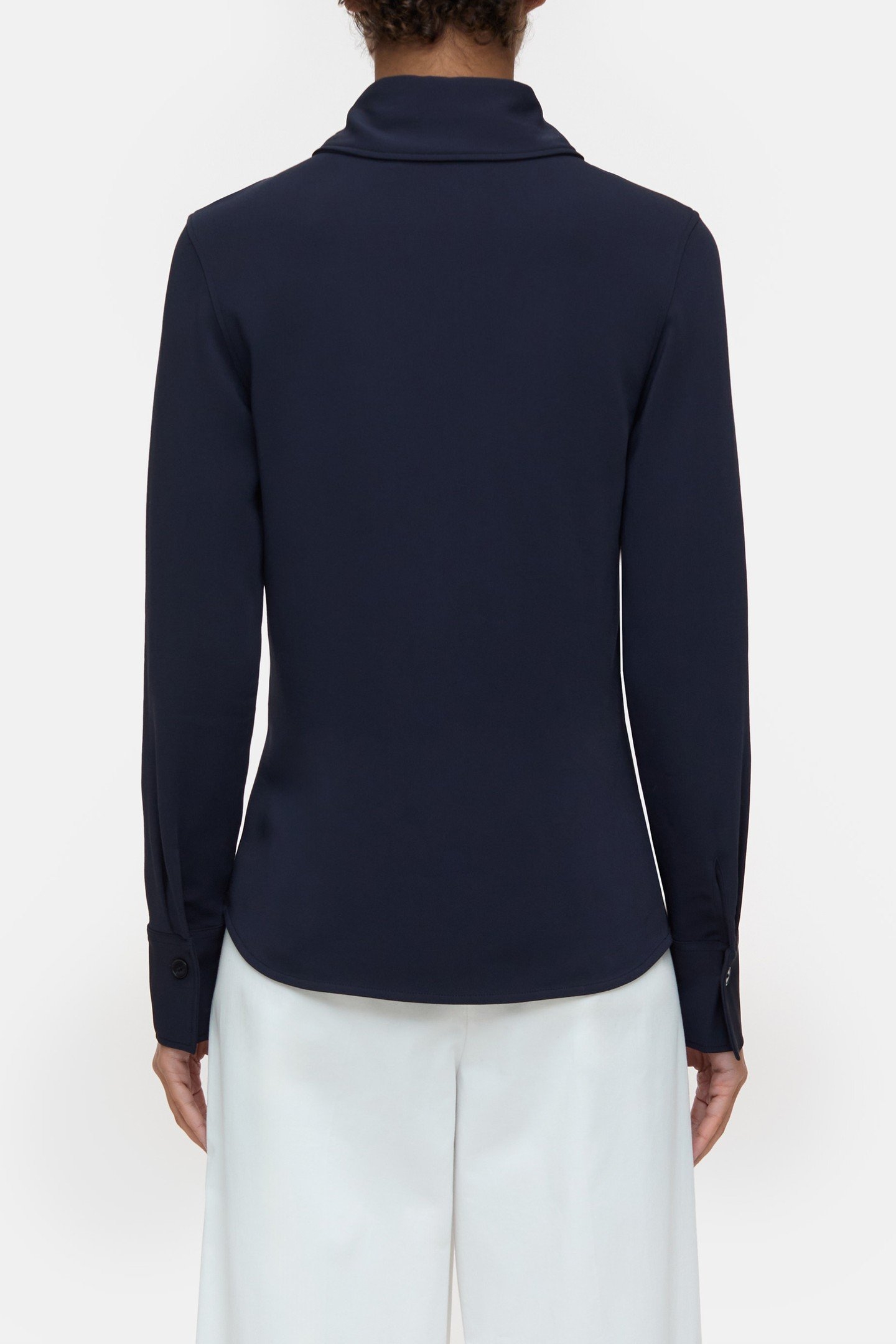 SLIM BLOUSE SHIRT DARK NIGHT 3