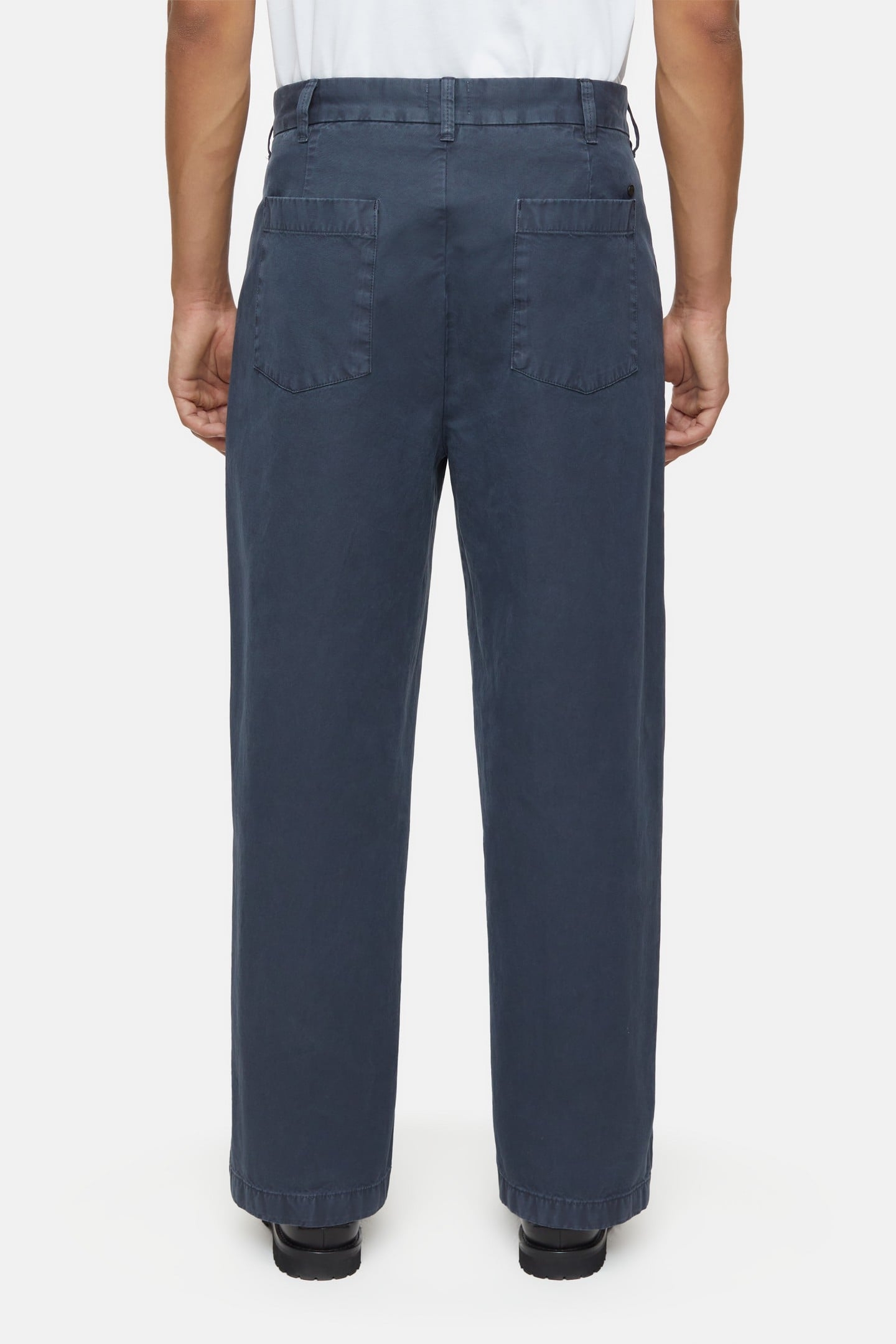 BLOMBERG WIDE PANTS SMOKEY BLUE 3