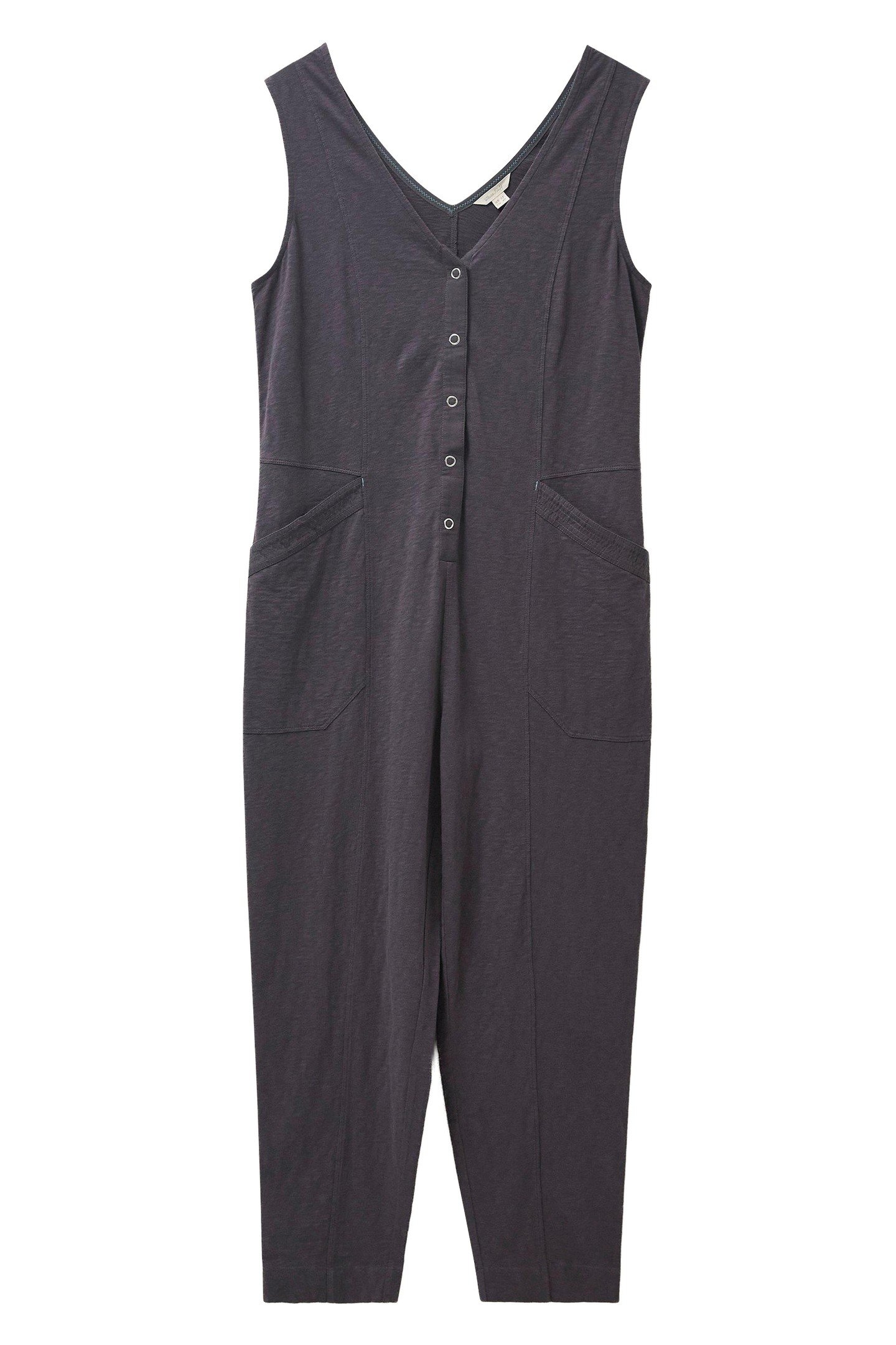 ISLA JERSEY JUMPSUIT CHARCOAL GREY 3