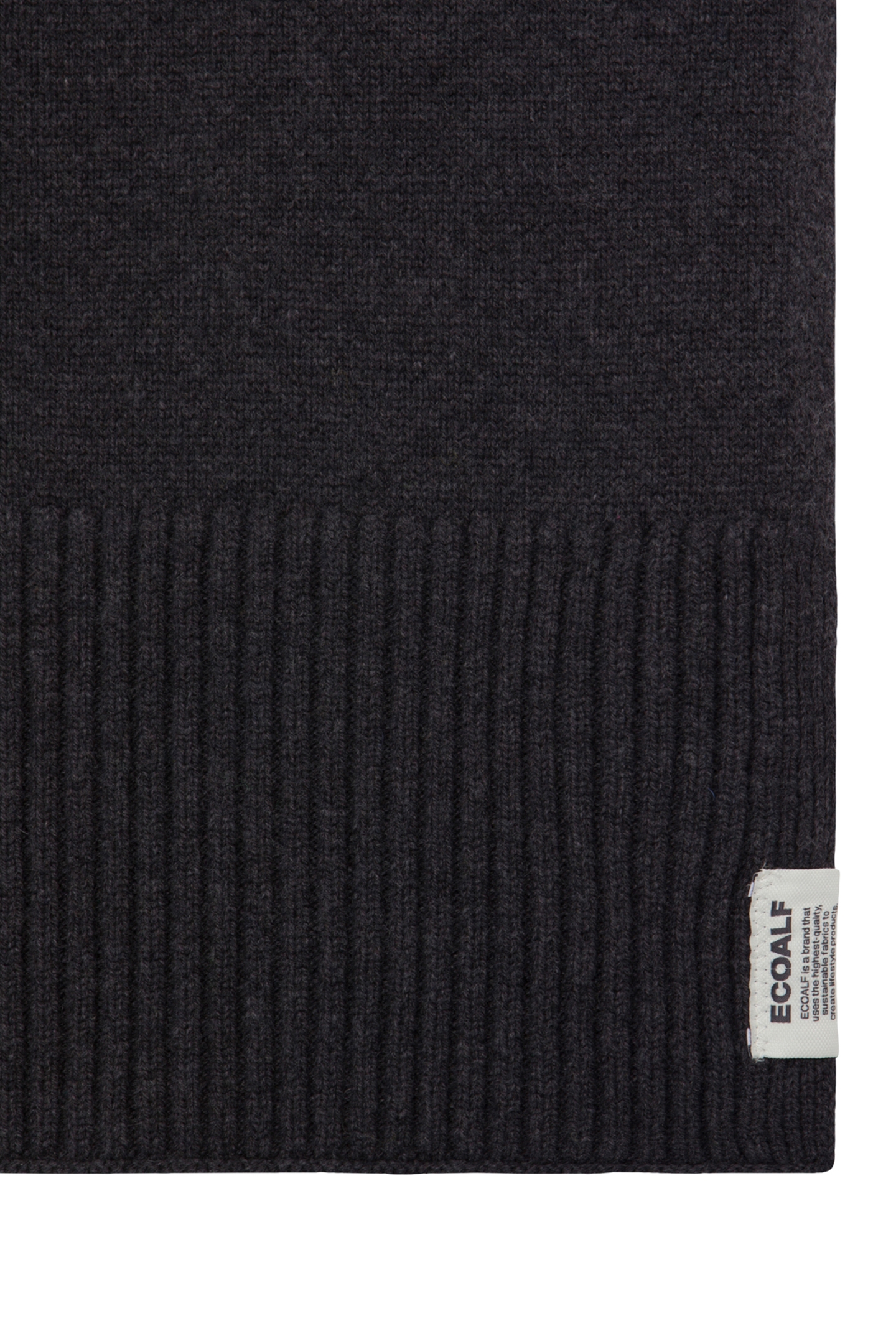 UNISEX WOOLALF SCARF DARK GREY MELANGE 3