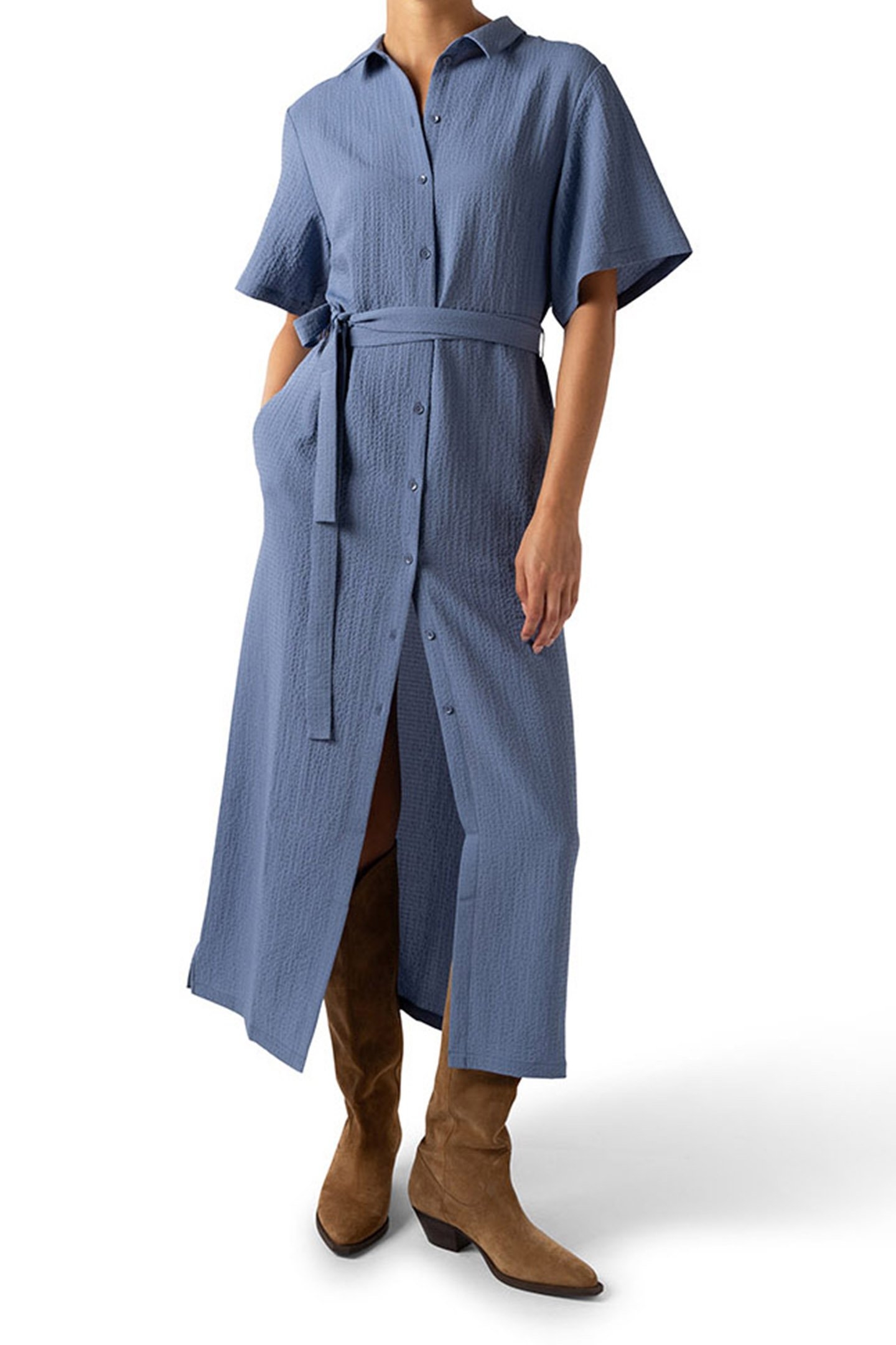 SANGO DRESS SHORT SLEEVE COUNTRY BLUE 1