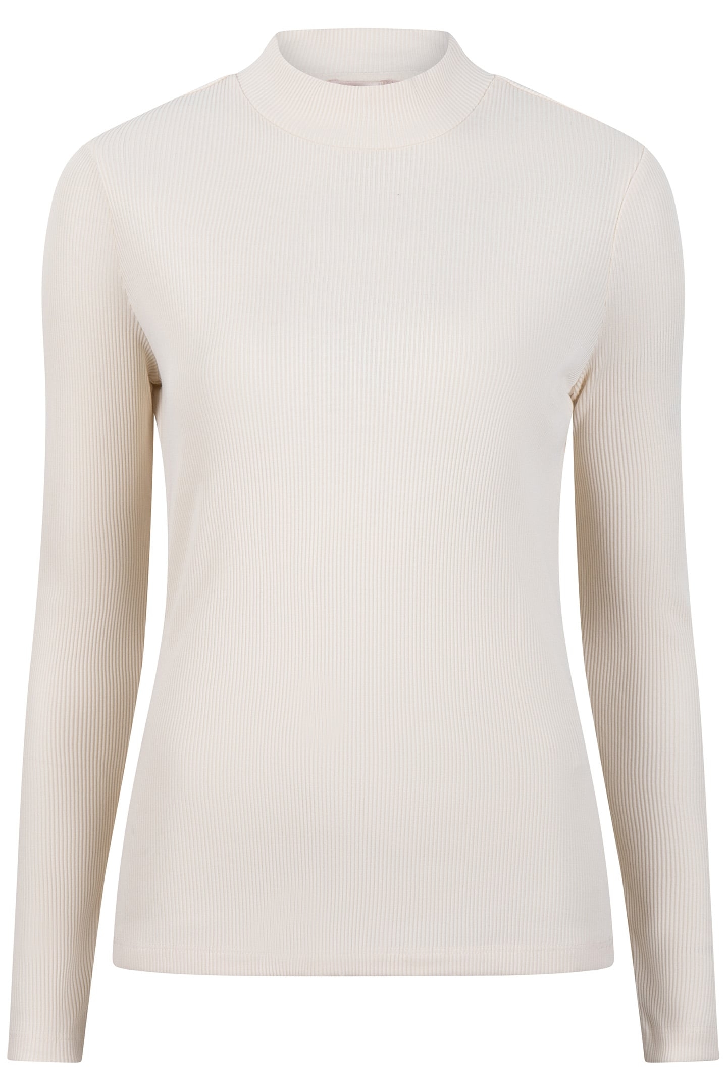 TOP RIB LONG SLVE LIGHT SAND 3