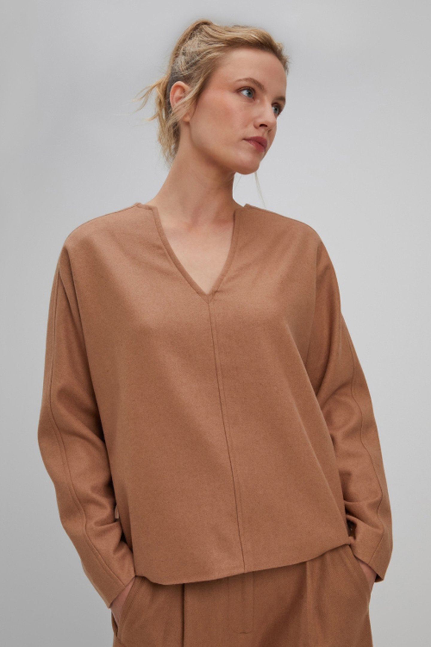 STELLA TOP CARAMEL MELANGE 1