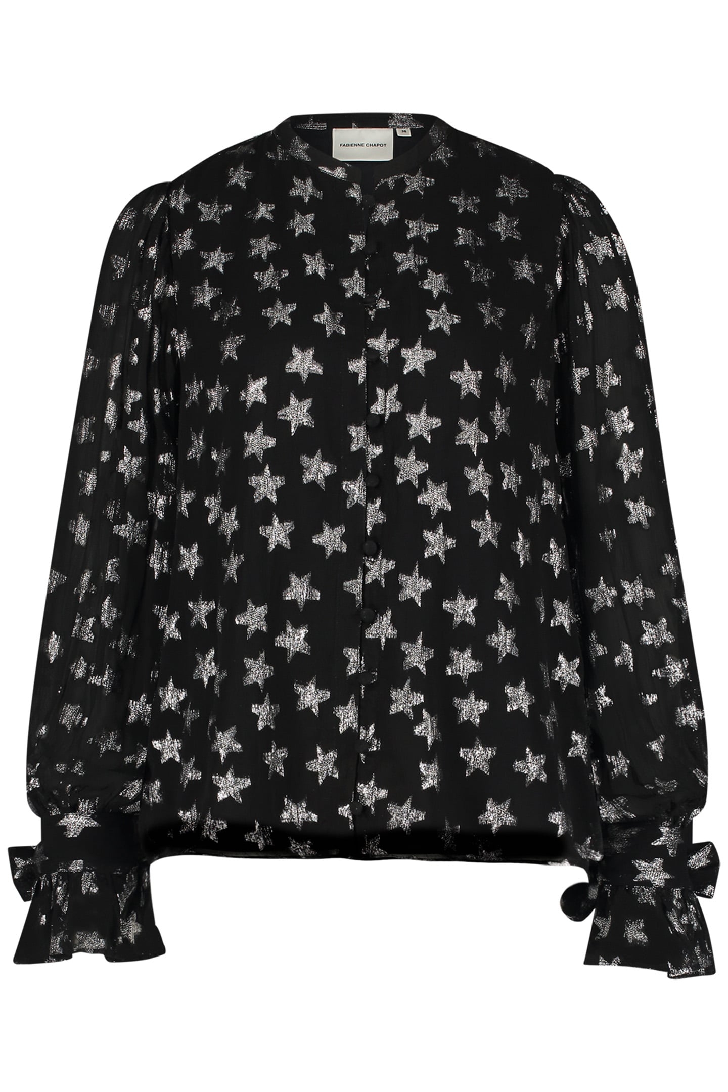 KYLIE BLOUSE BLACK/SILVER 3