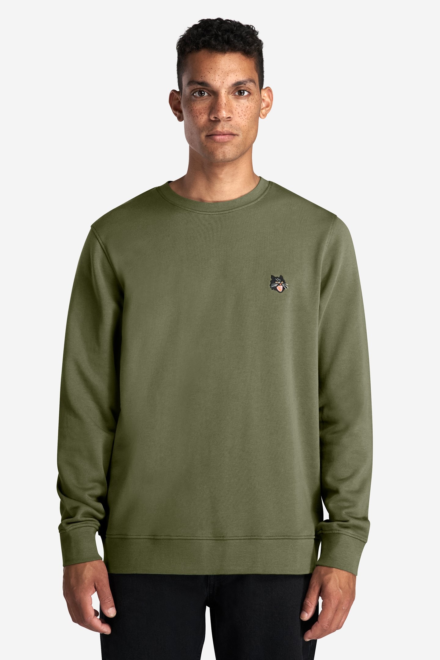 SWEATSHIRT ANGRY ARCHIE GREEN 1