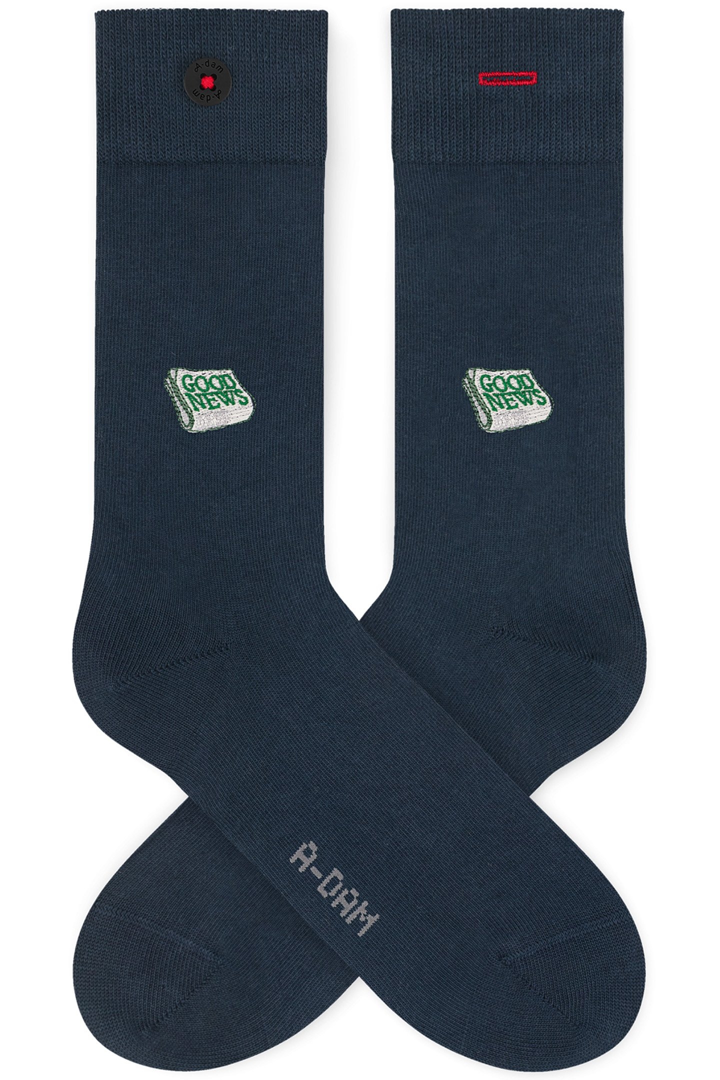 UNISEX A-DAM 4-PACK CASUAL SOCKS MULTICOLOR 4