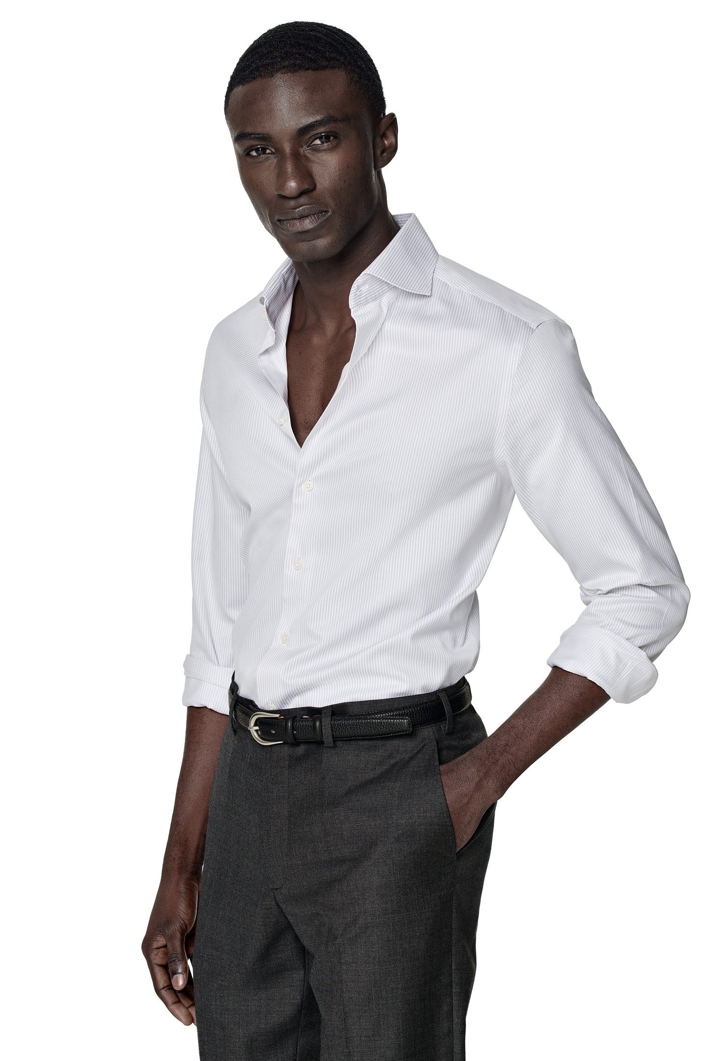 TRAVELLER L.GREY STRIPE LIGHT GREY 1