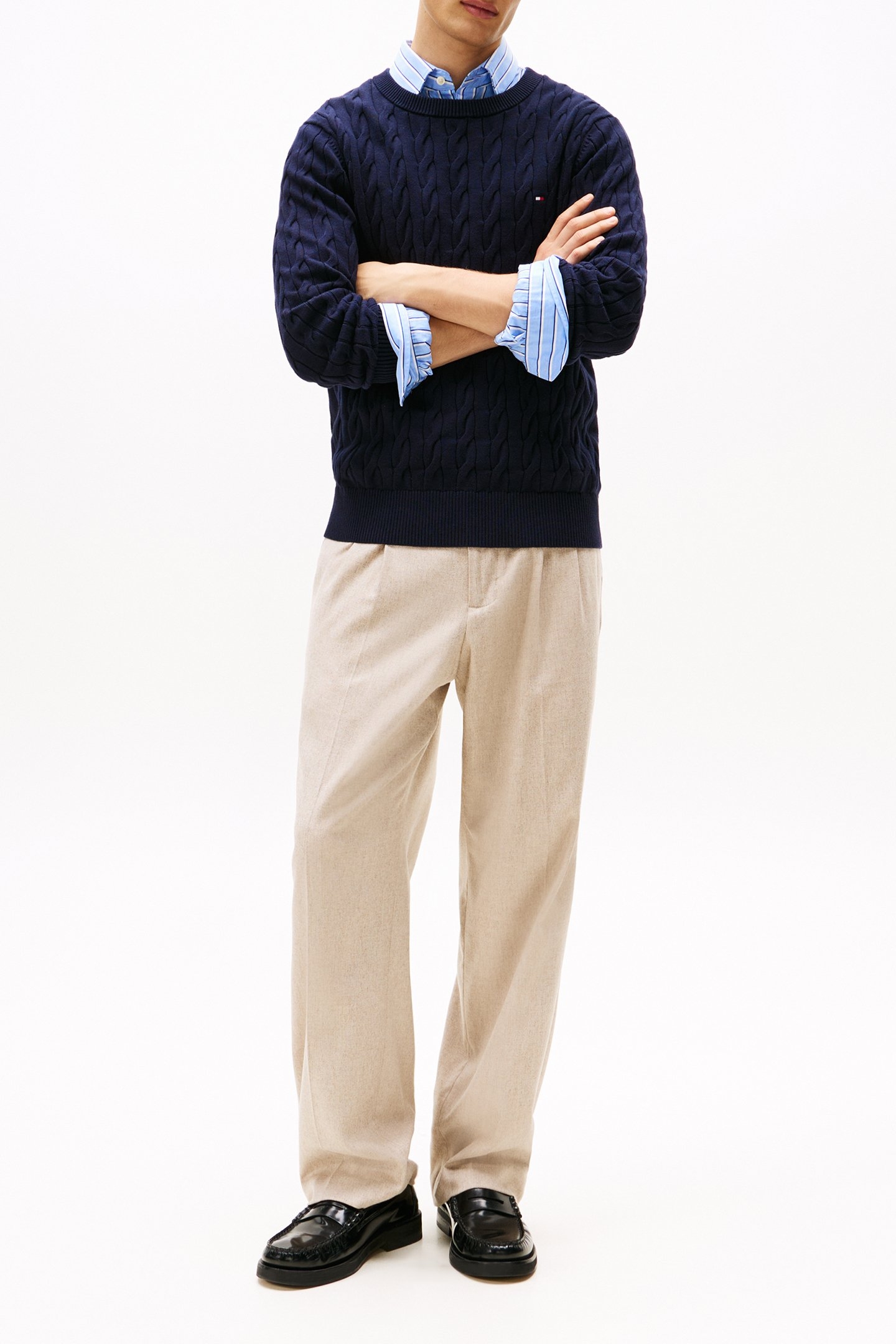 CLASSIC COTTON CABLE NAVY BLUE 2