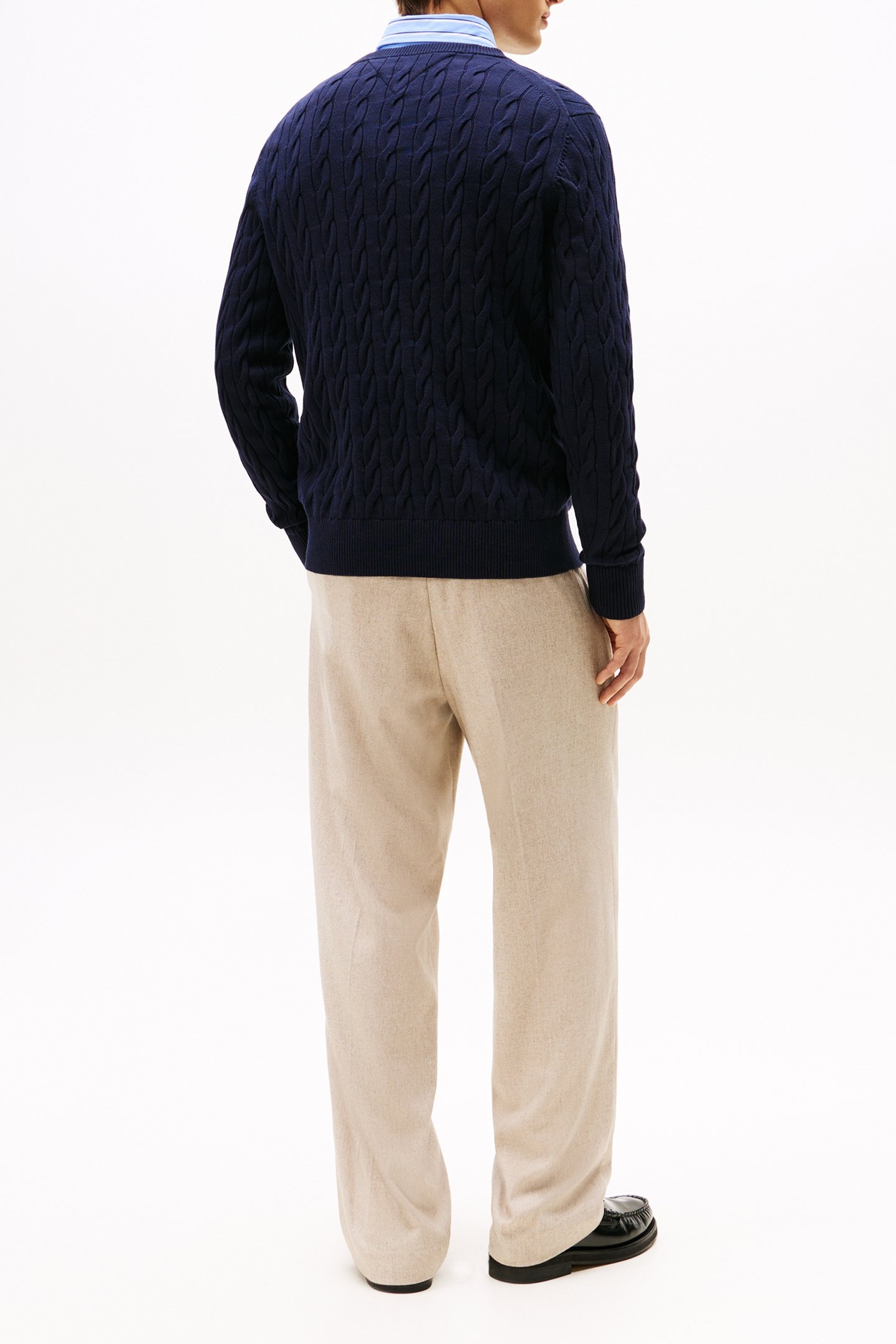 CLASSIC COTTON CABLE NAVY BLUE 3