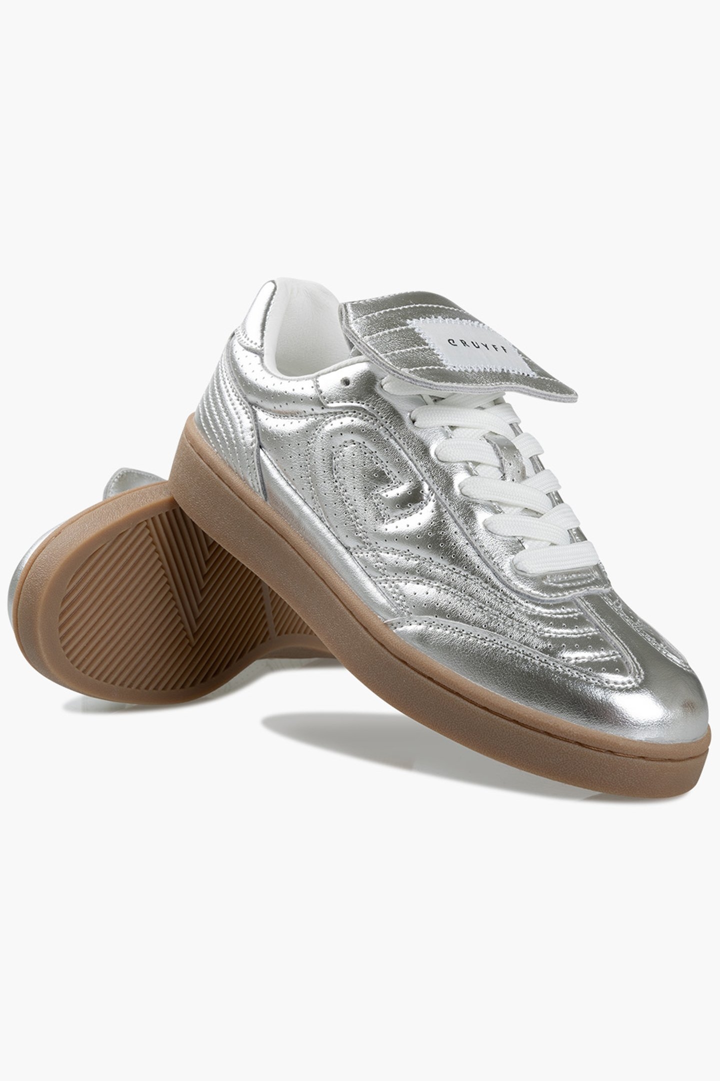 CALCIO CUP - METALLIC LEATHER SILVER 7