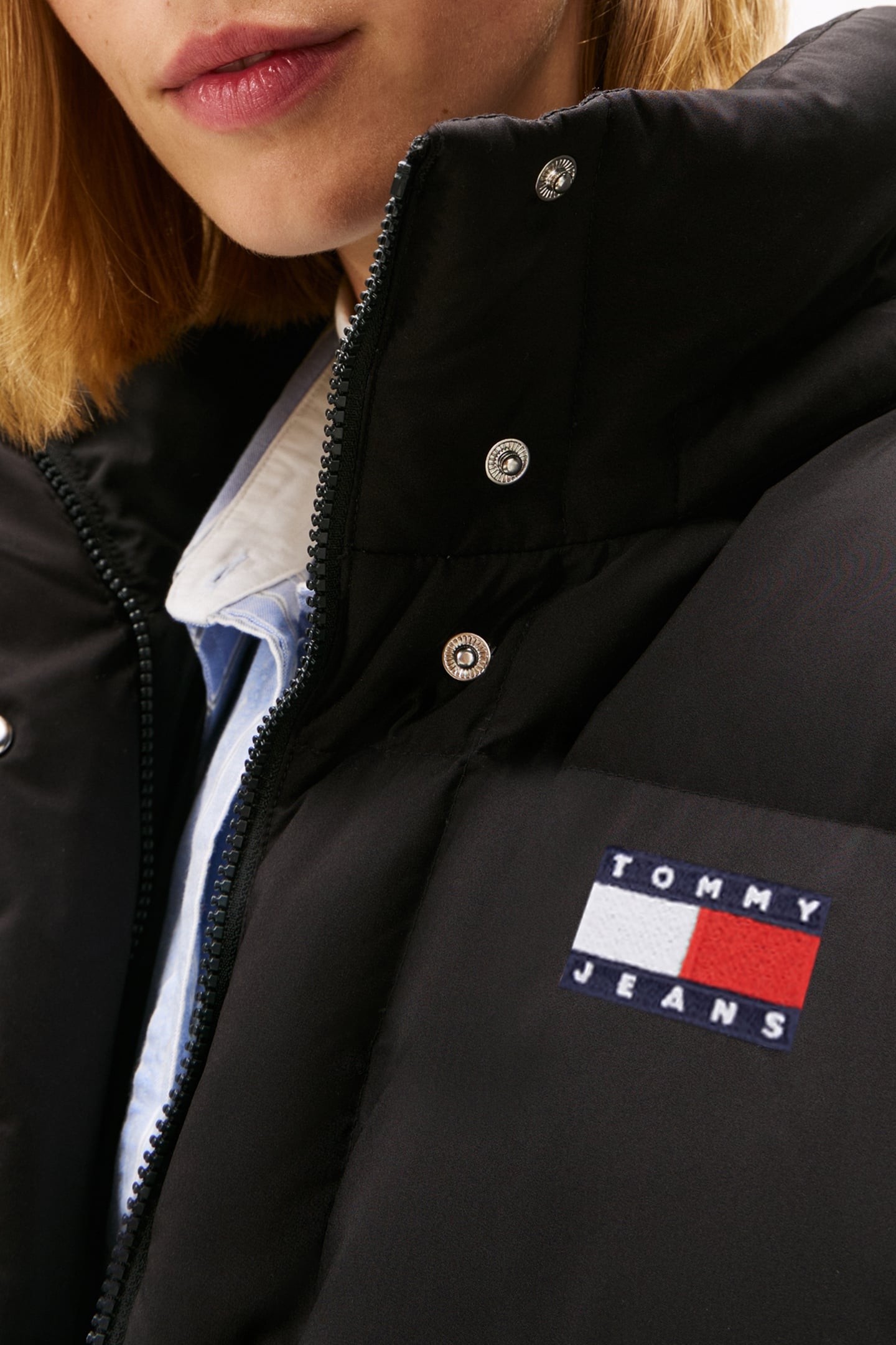 DOWN HOODED ALASKA PUFFER JACKET BLACK 5