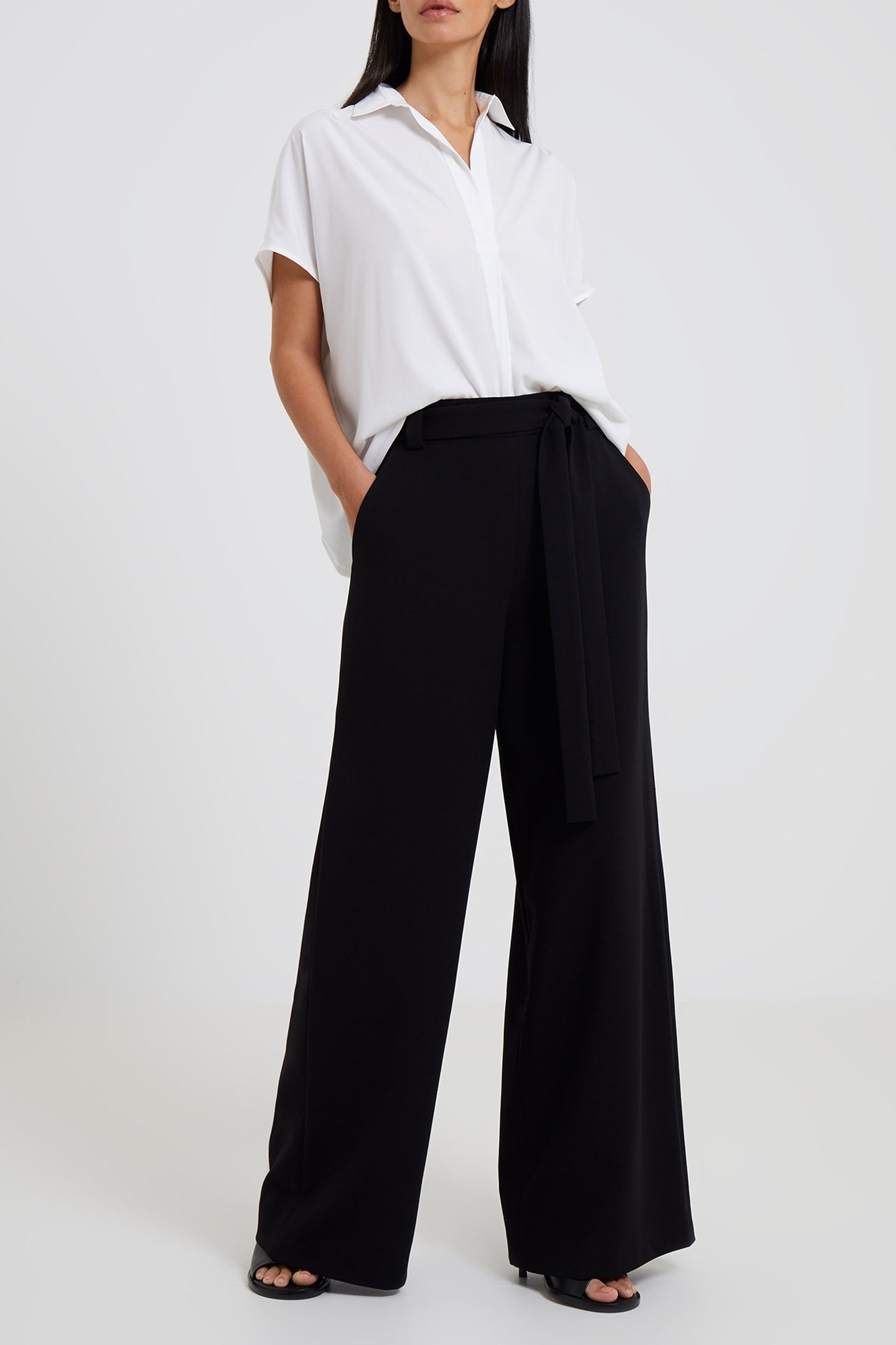 WHISPER FULL LGTH PALAZZO BLACK 2