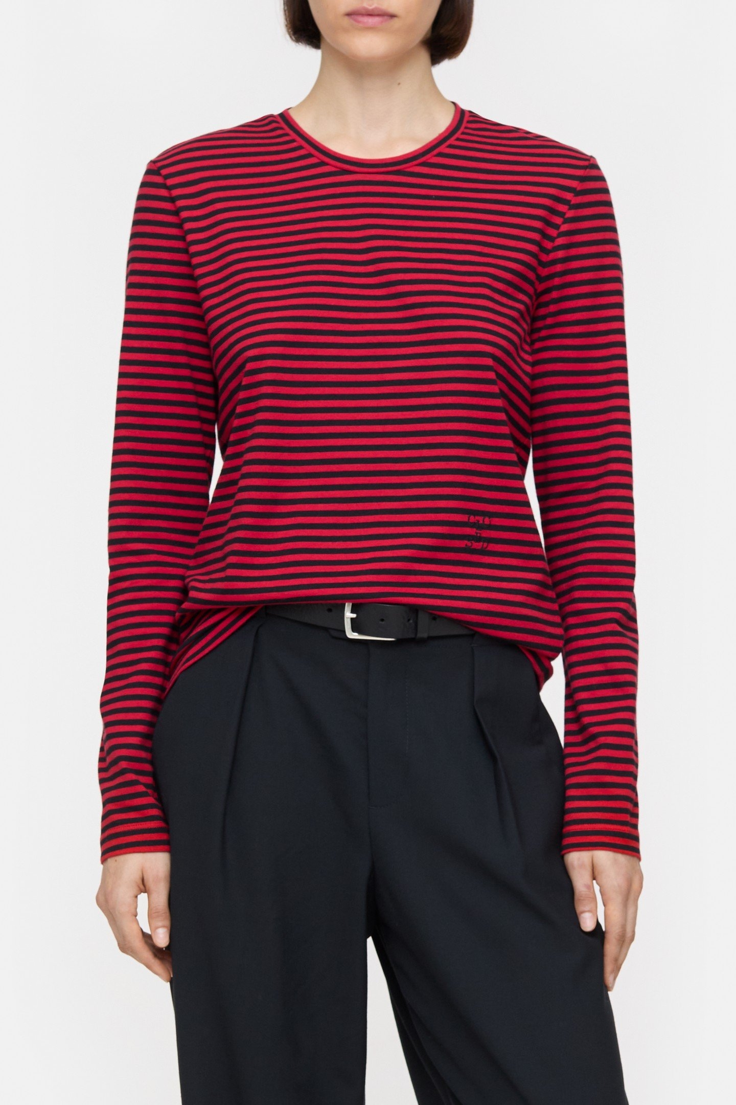 LONGSLEEVE STRIPED T-SHIRTS CHILI PEPPER RED 1