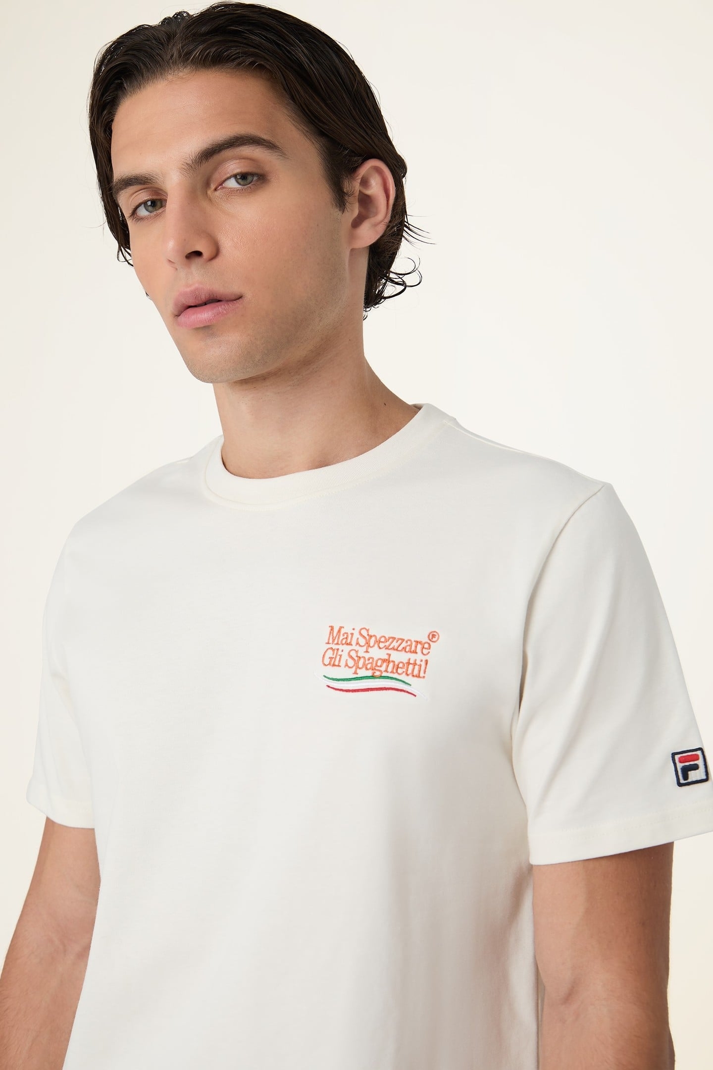 NAVIGLI PASTA REGULAR GRAPHIC T-SHIRT EGRET 6