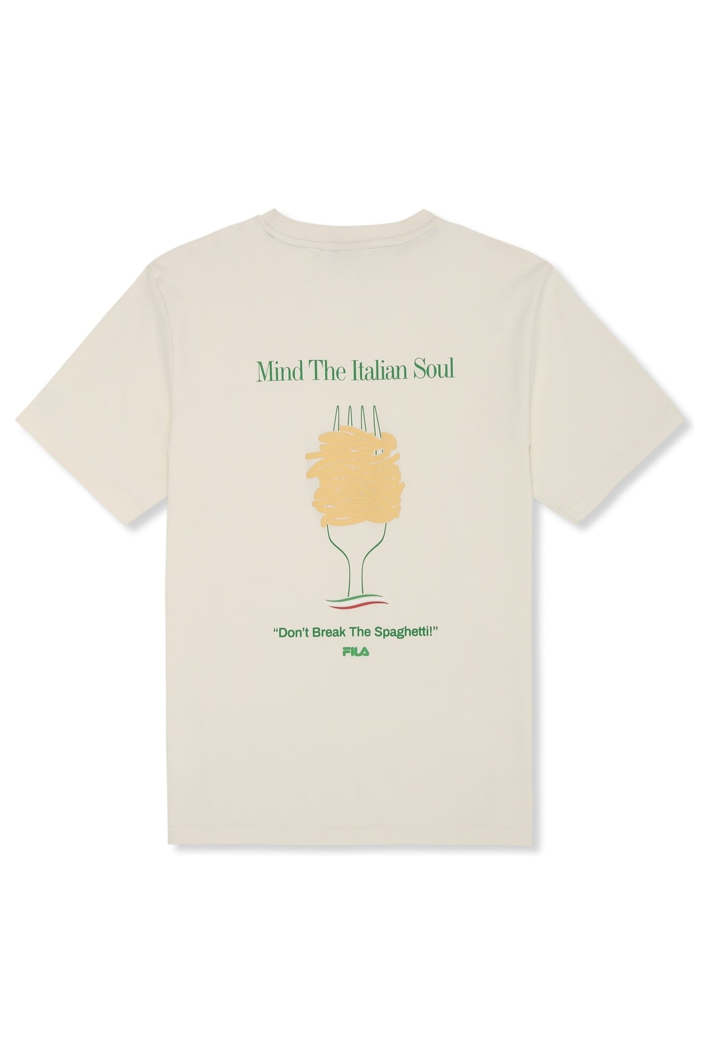 NAVIGLI PASTA REGULAR GRAPHIC T-SHIRT EGRET 4