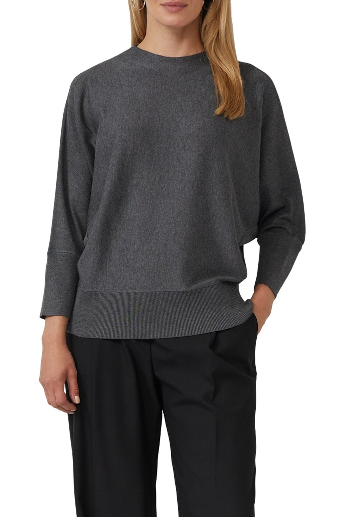 S.OLIVER PULLOVER GREY/BLACK 2