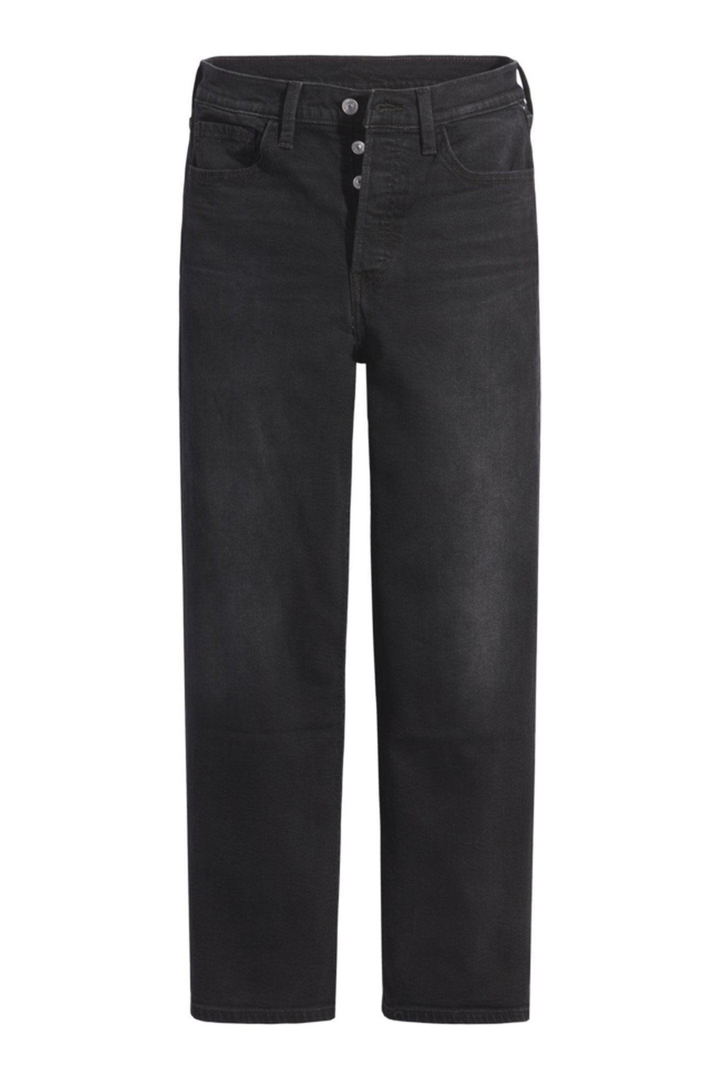 RIBCAGE STRAIGHT ANKLE JEANS BLACK 5