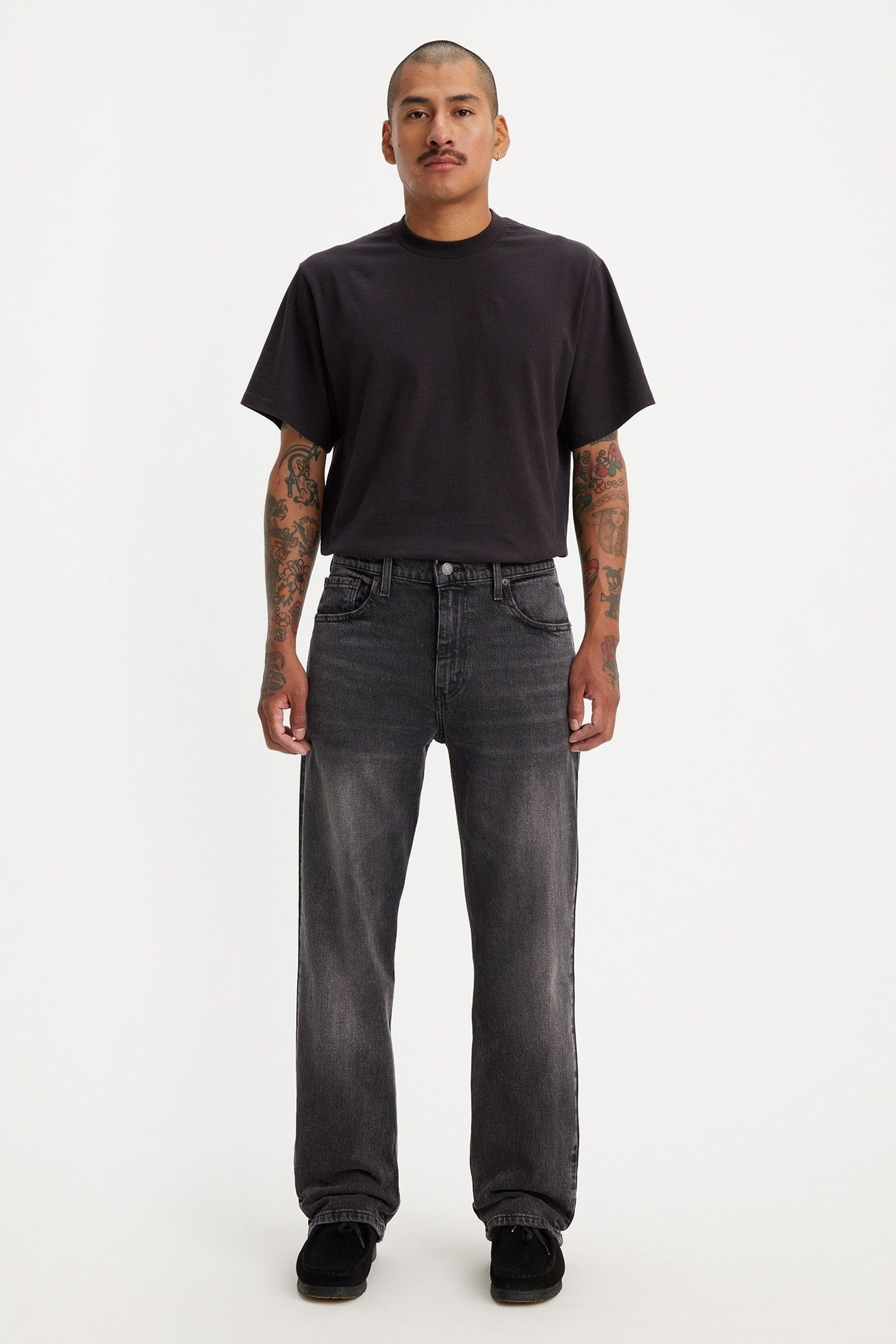 569™ LOOSE STRAIGHT JEANS BLACK 1