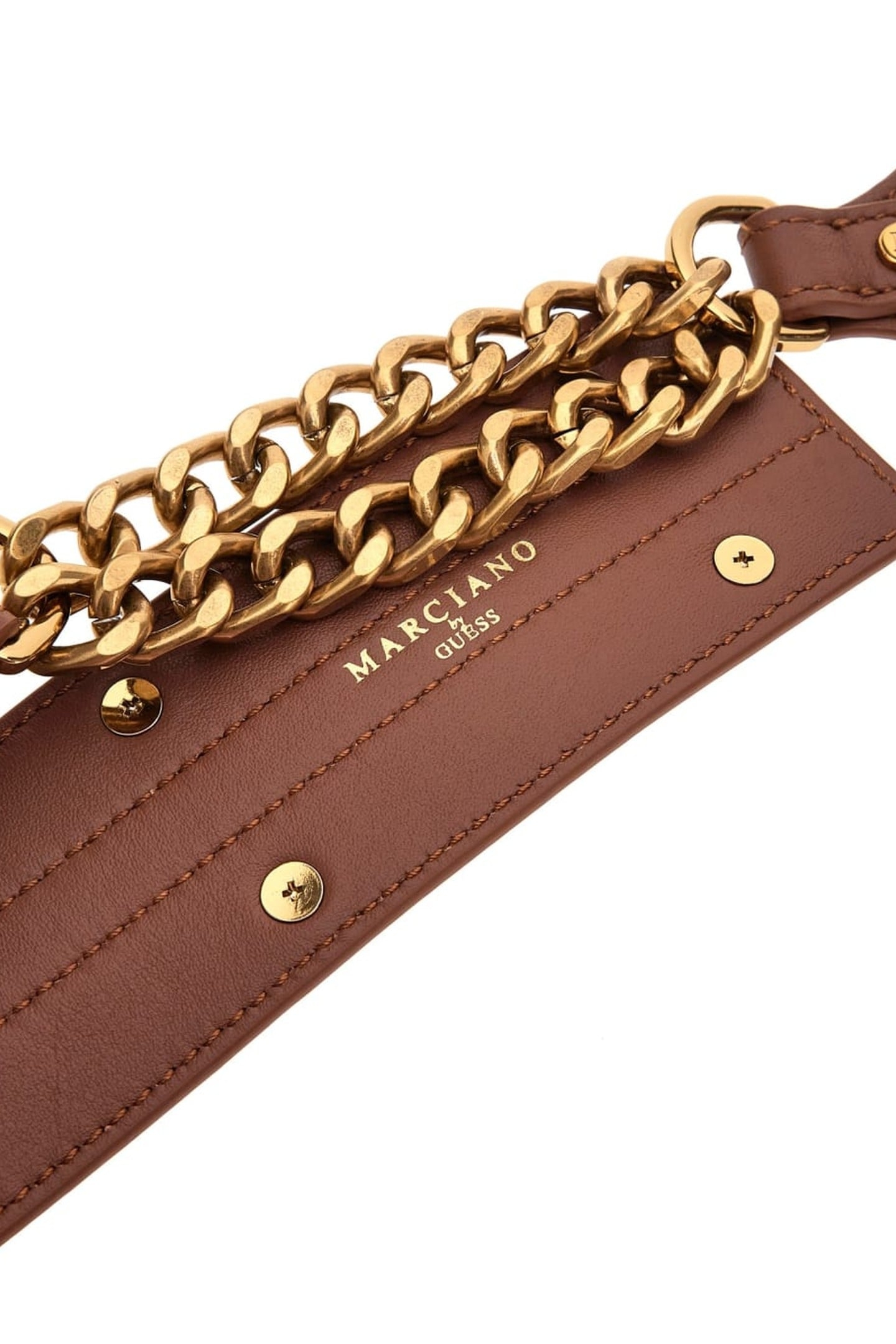 MARCIANO BY GUESS CHAIN HIGH WAIST BEL TERRE DI SIENA 7