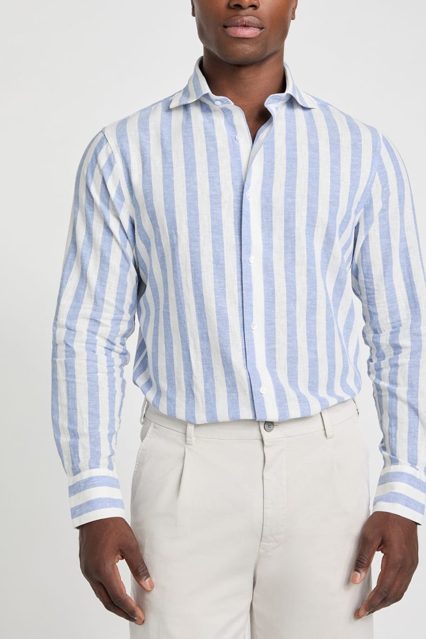 BILL FRENCH COLLAR R LIGHTBLUE & WHITE MI 2