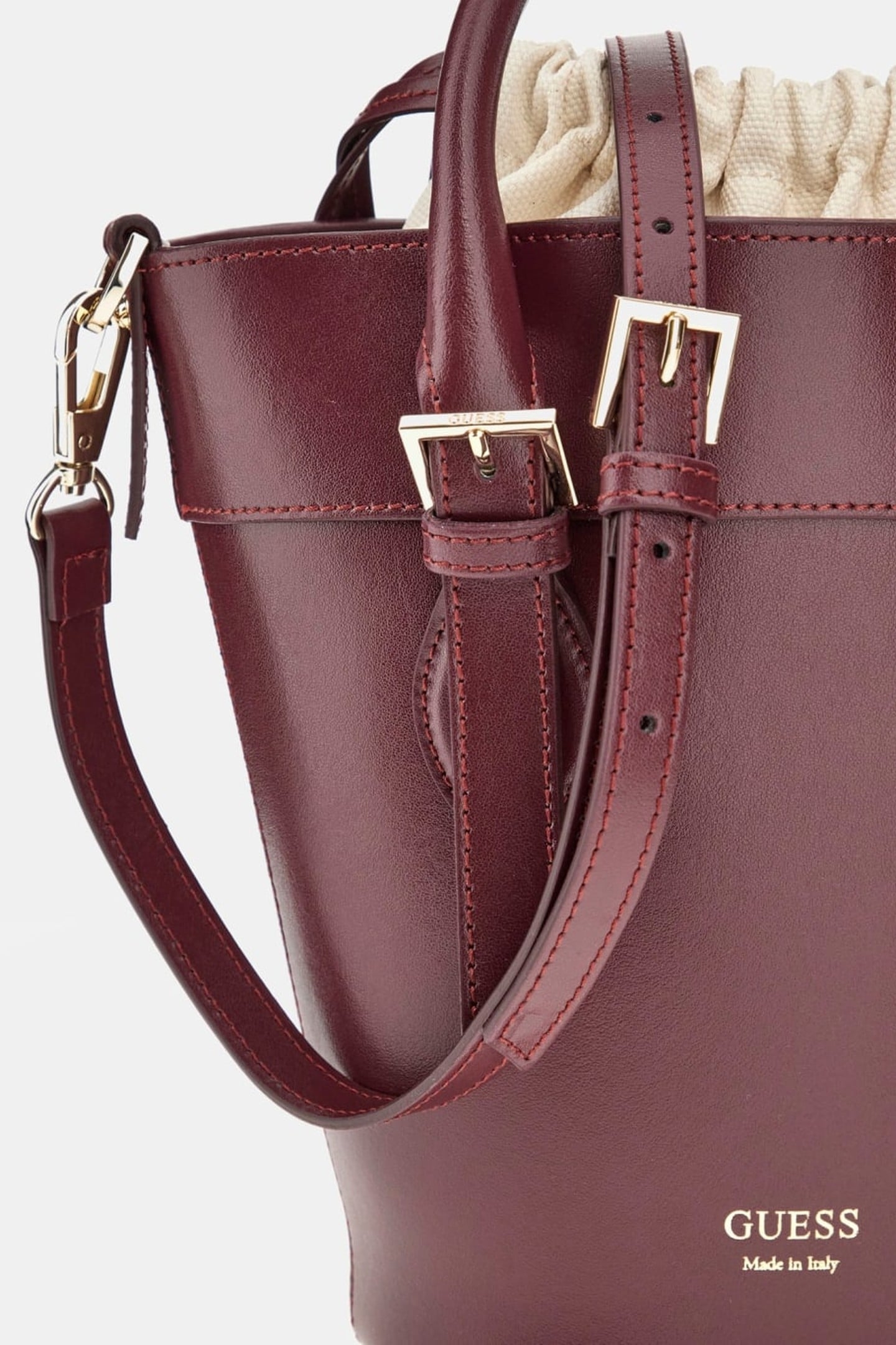 MARCIANO BY GUESS DIANA MAXI SATCHEL MIDNIGHT PLUM 7
