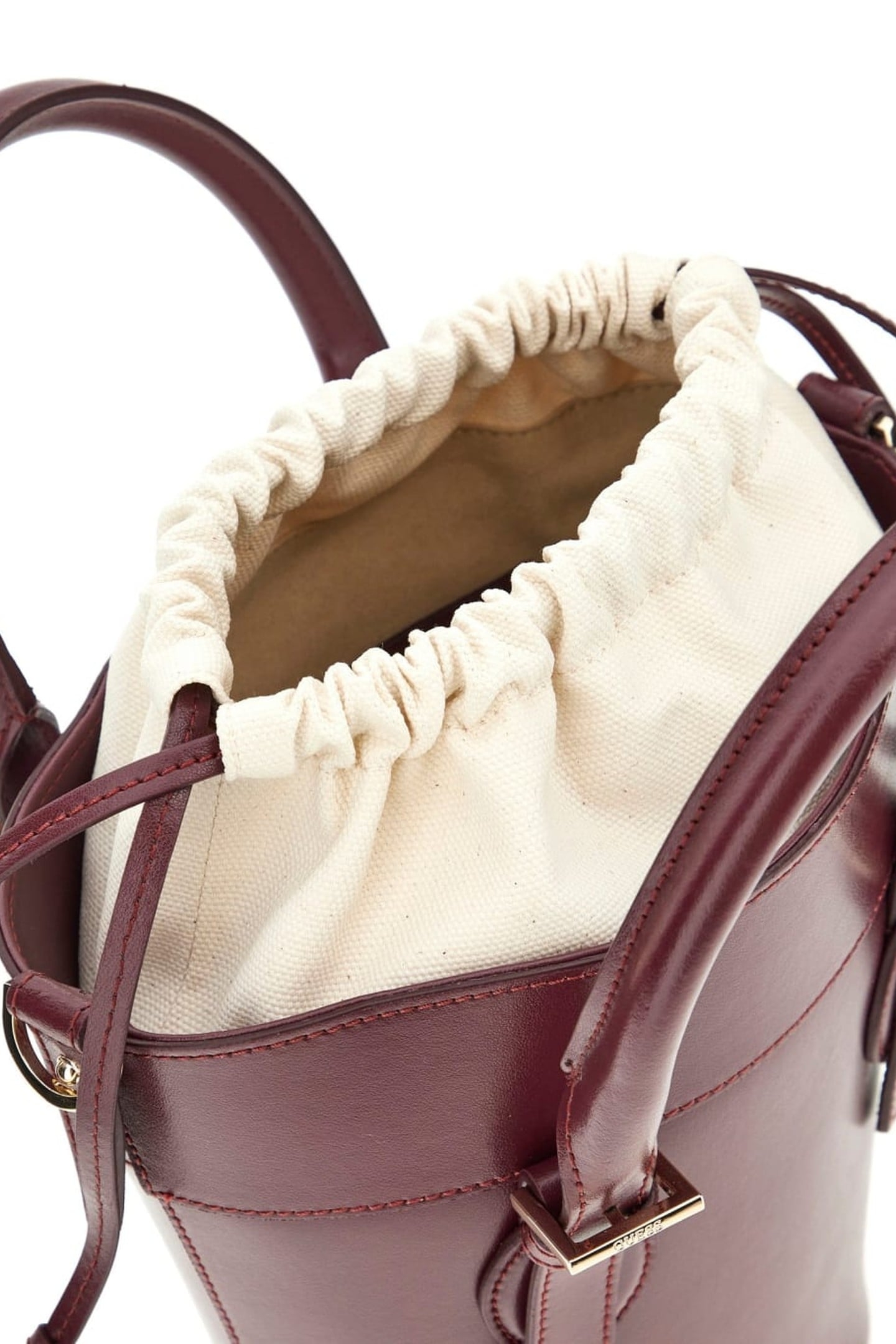 MARCIANO BY GUESS DIANA MAXI SATCHEL MIDNIGHT PLUM 8