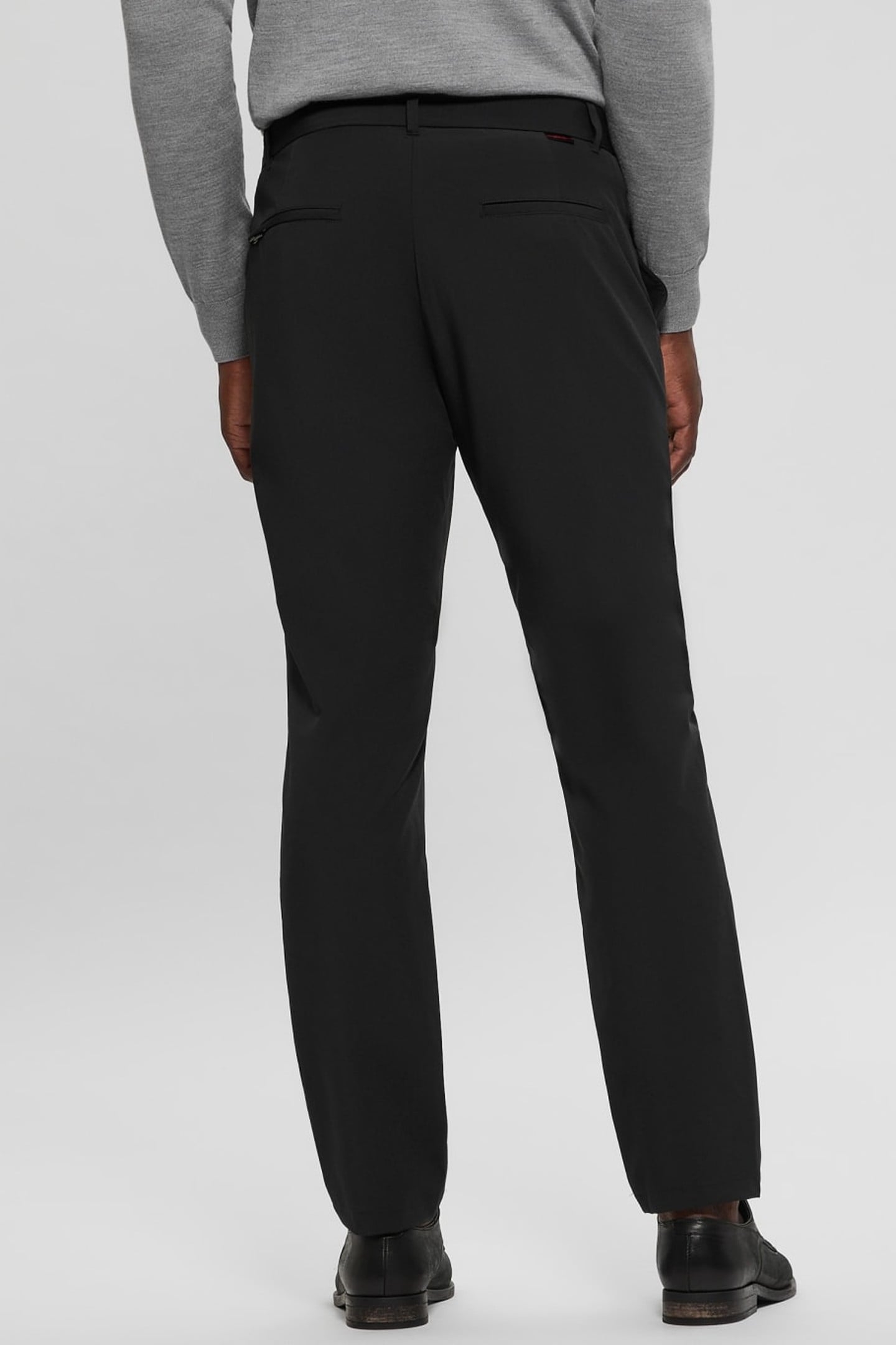 GUESS ECO MYRON DRESSY PANTS JET BLACK A996 4
