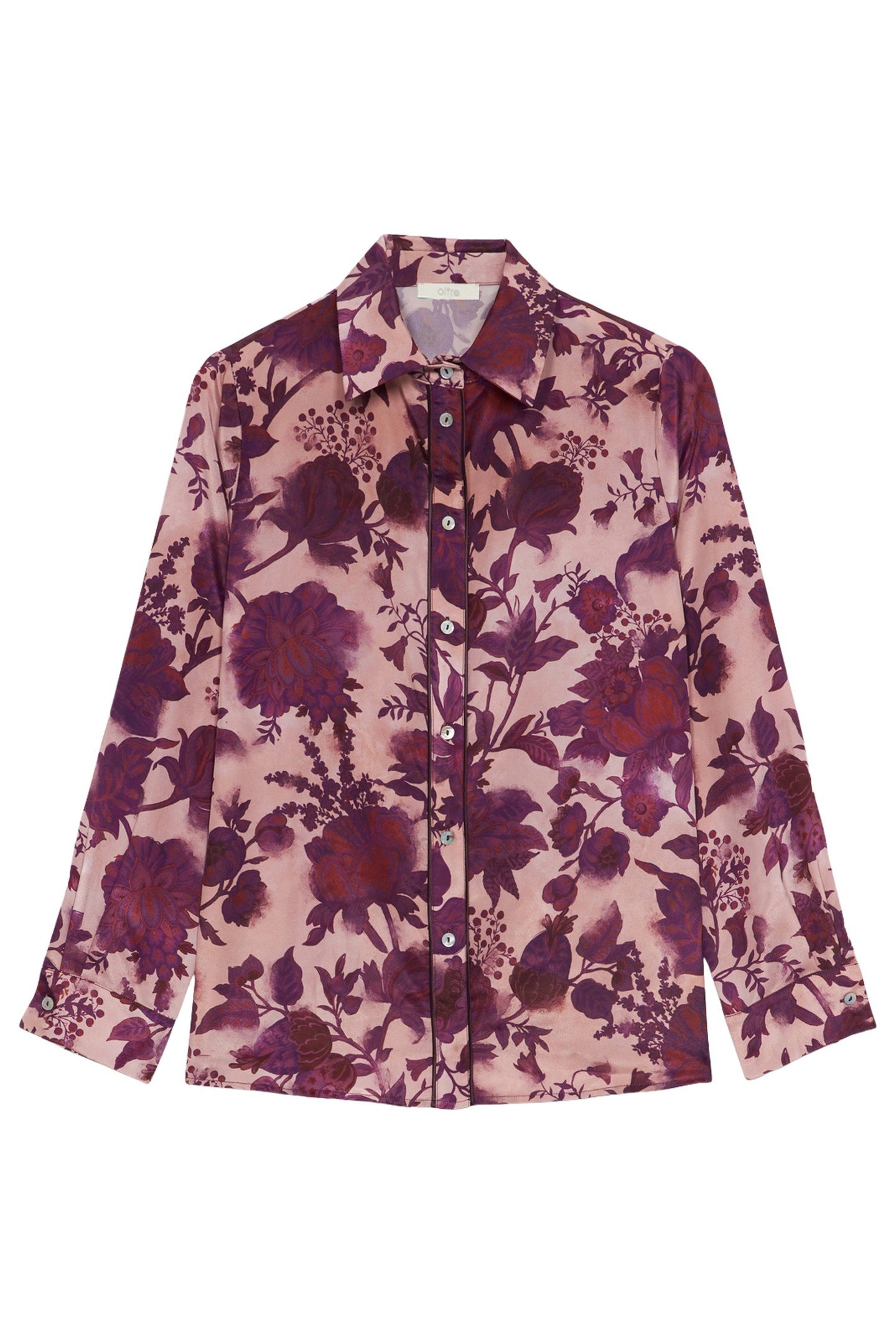 FLORAL PATTERN SHIRT PURPLE 3