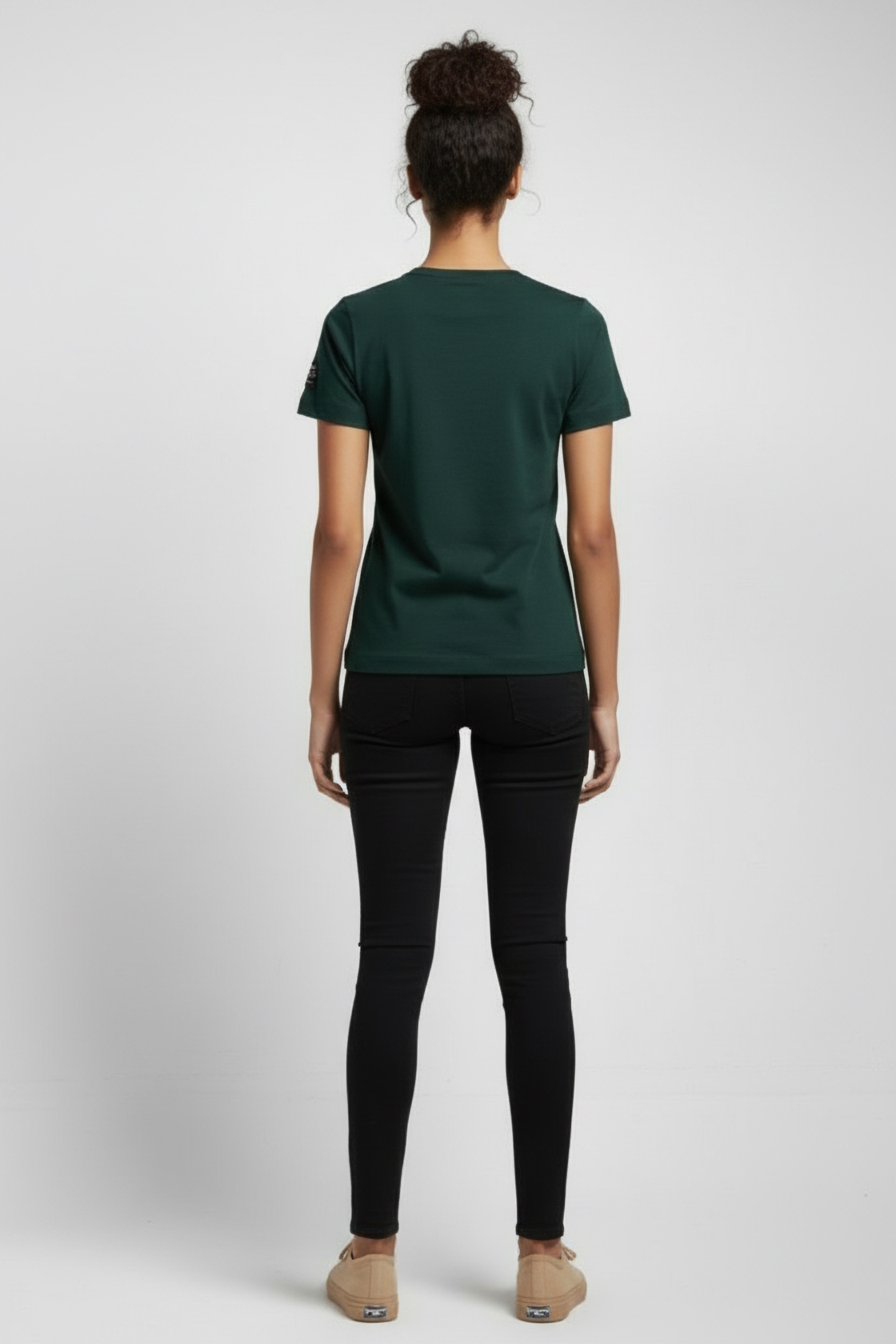 MARIELALF SMALL BECAUSE T-SHIRT KOREAN GREEN 2
