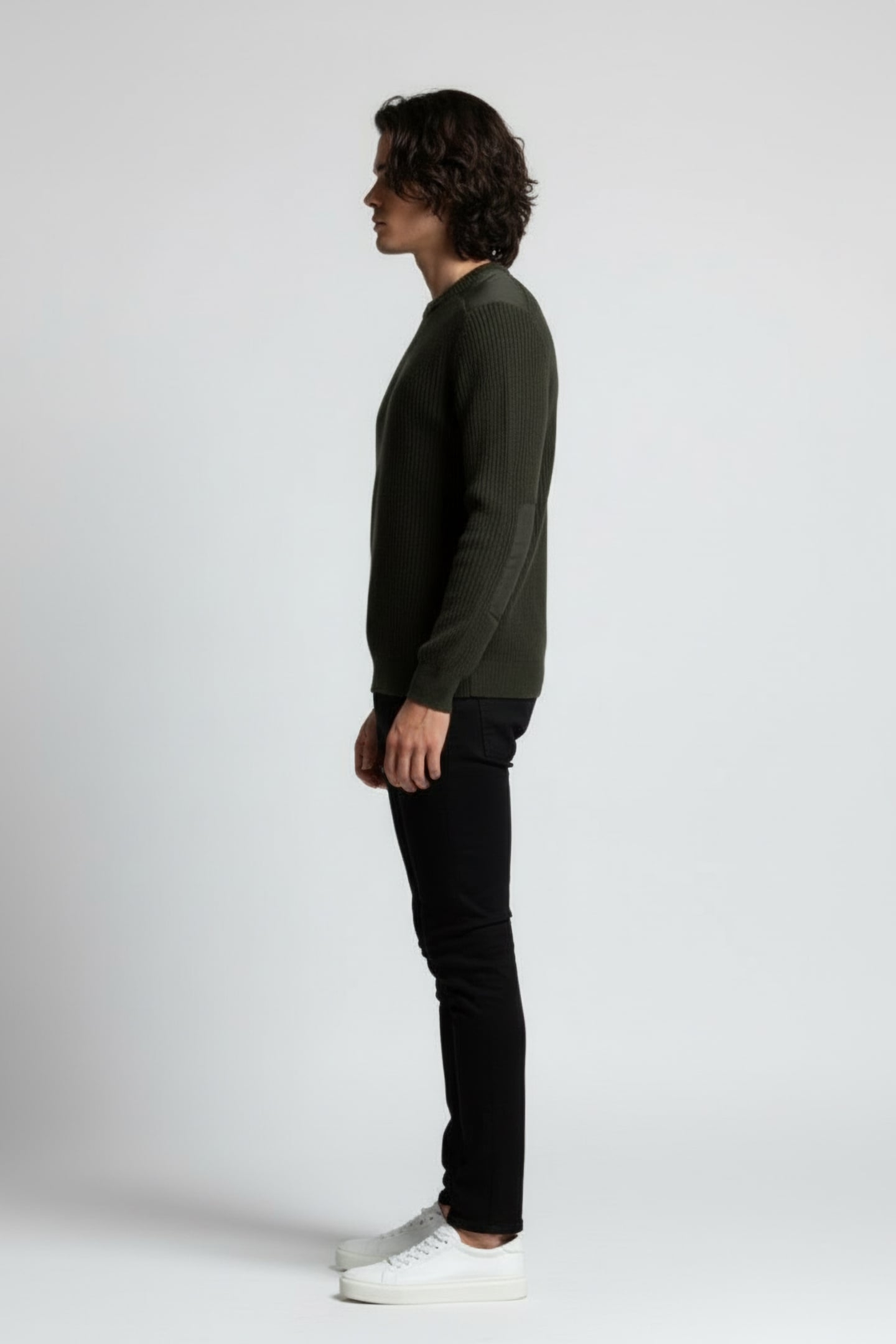 CADAQALF KNIT DARK KHAKI 3