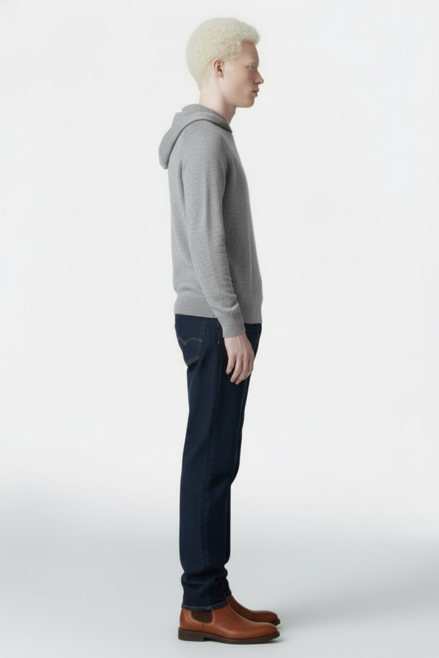 ESTRAALF KNIT GREY MELANGE 4