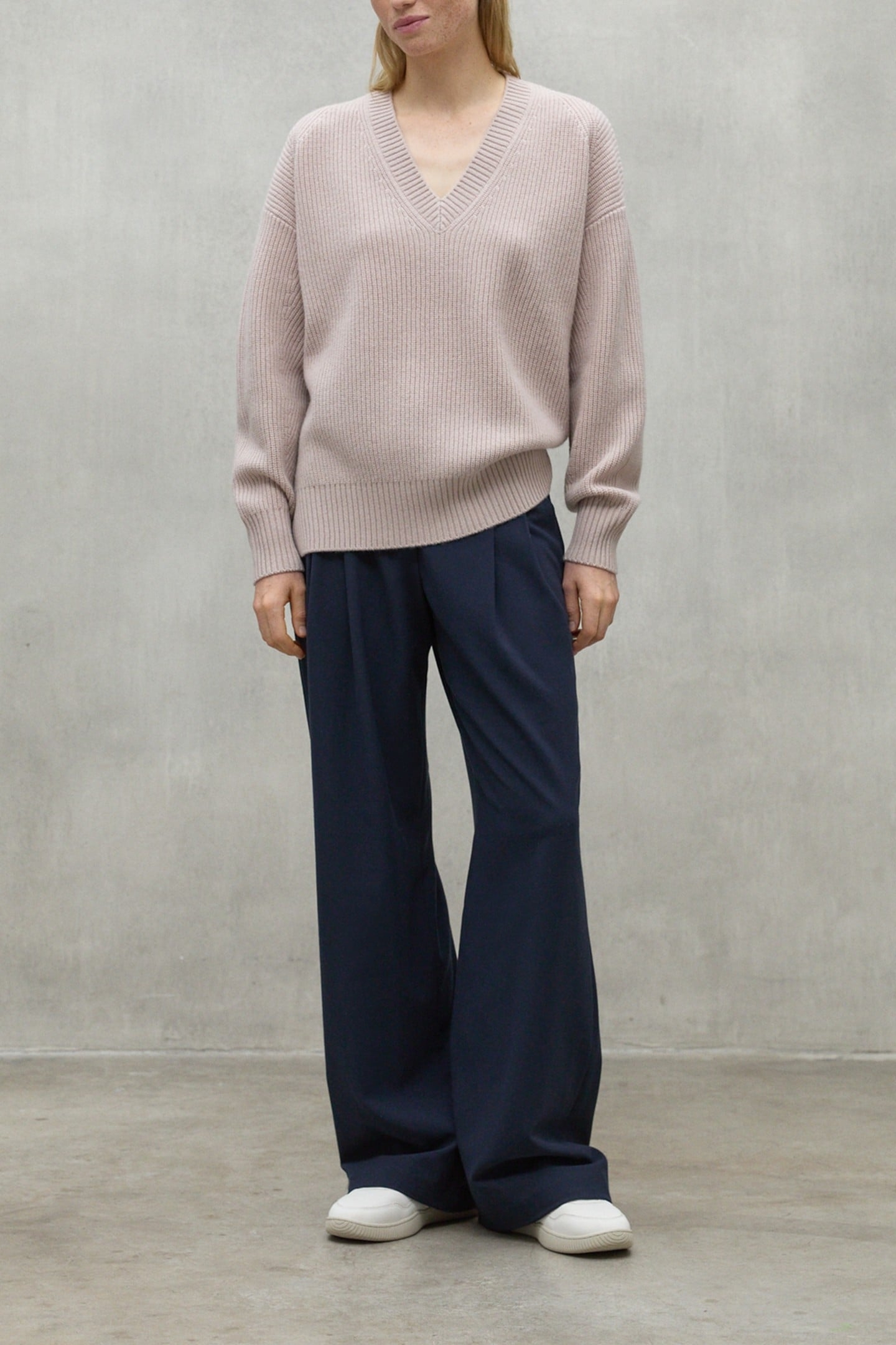 AZALEAALF KNIT LIGHT MAUVE 1