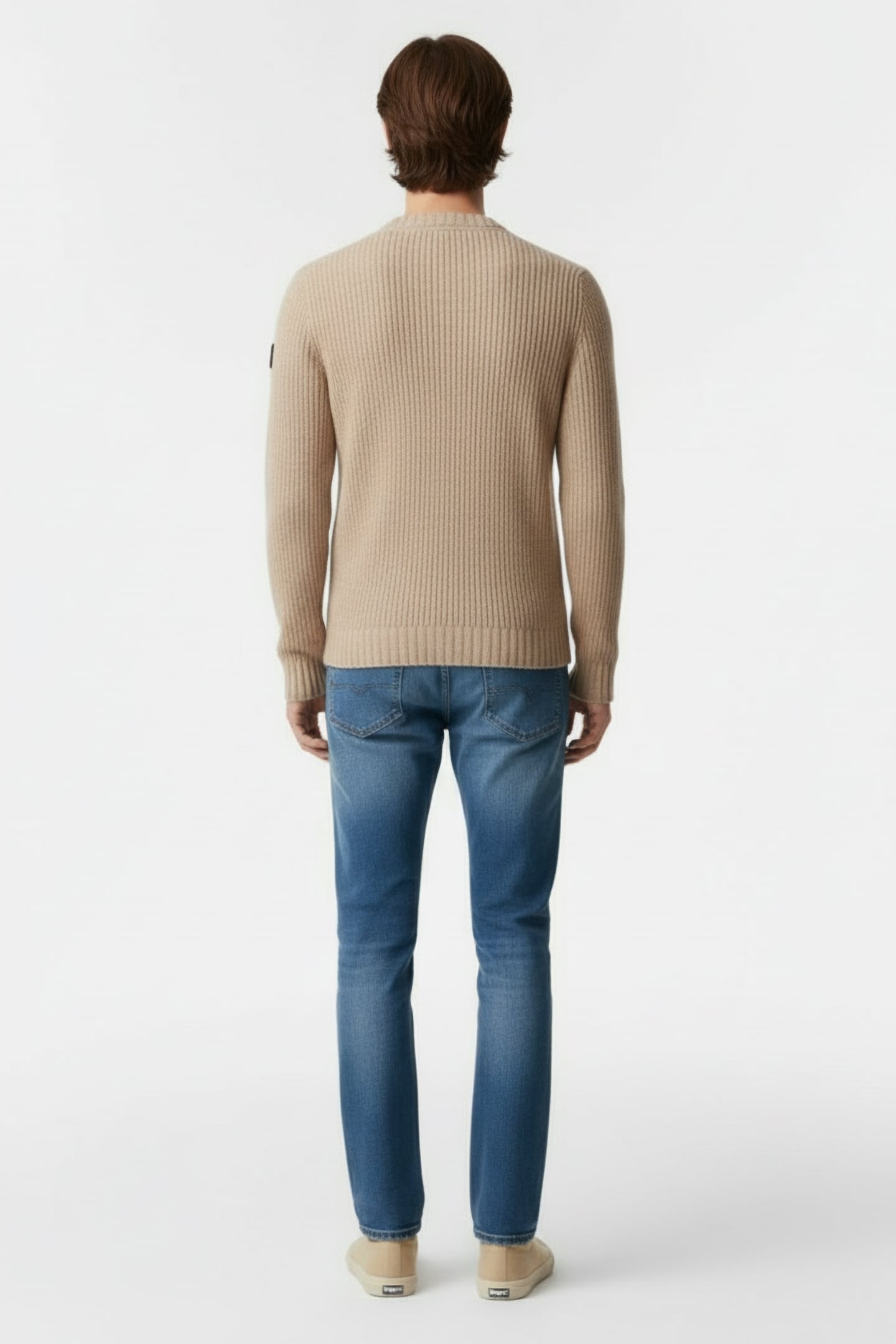 BOJALF KNIT BEIGE MELANGE 2