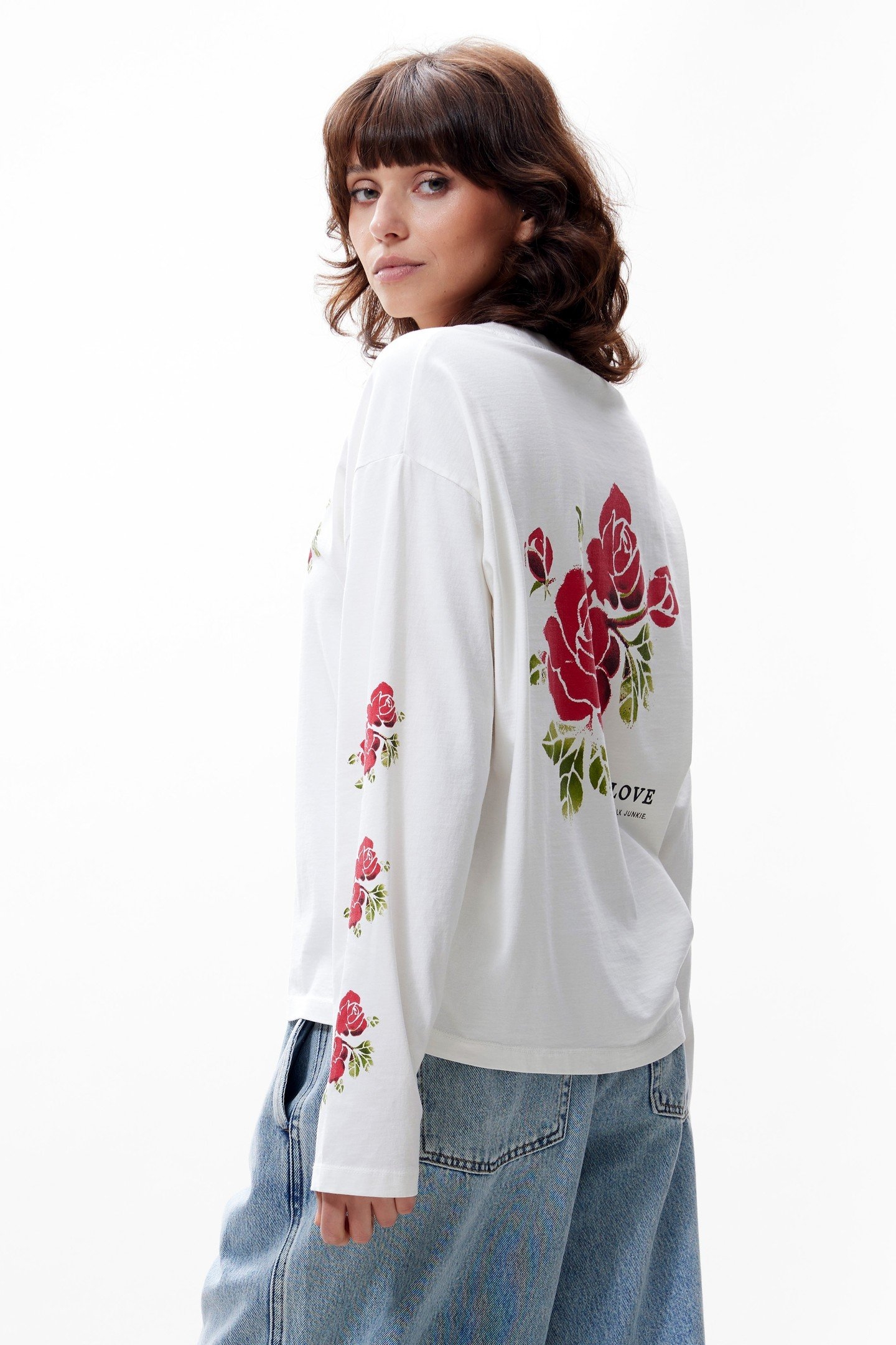 LOOSE FIT GRAPHIC LONG SLEEVE OFF WHITE 3