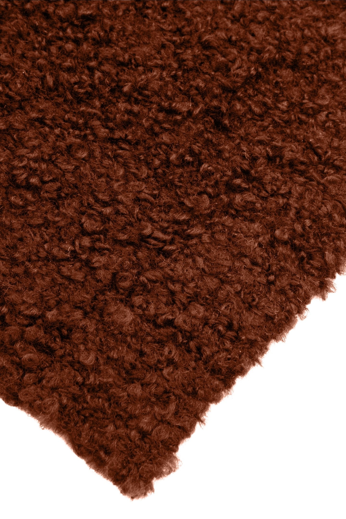 SCARF BOUCLE KNIT BROWN 3