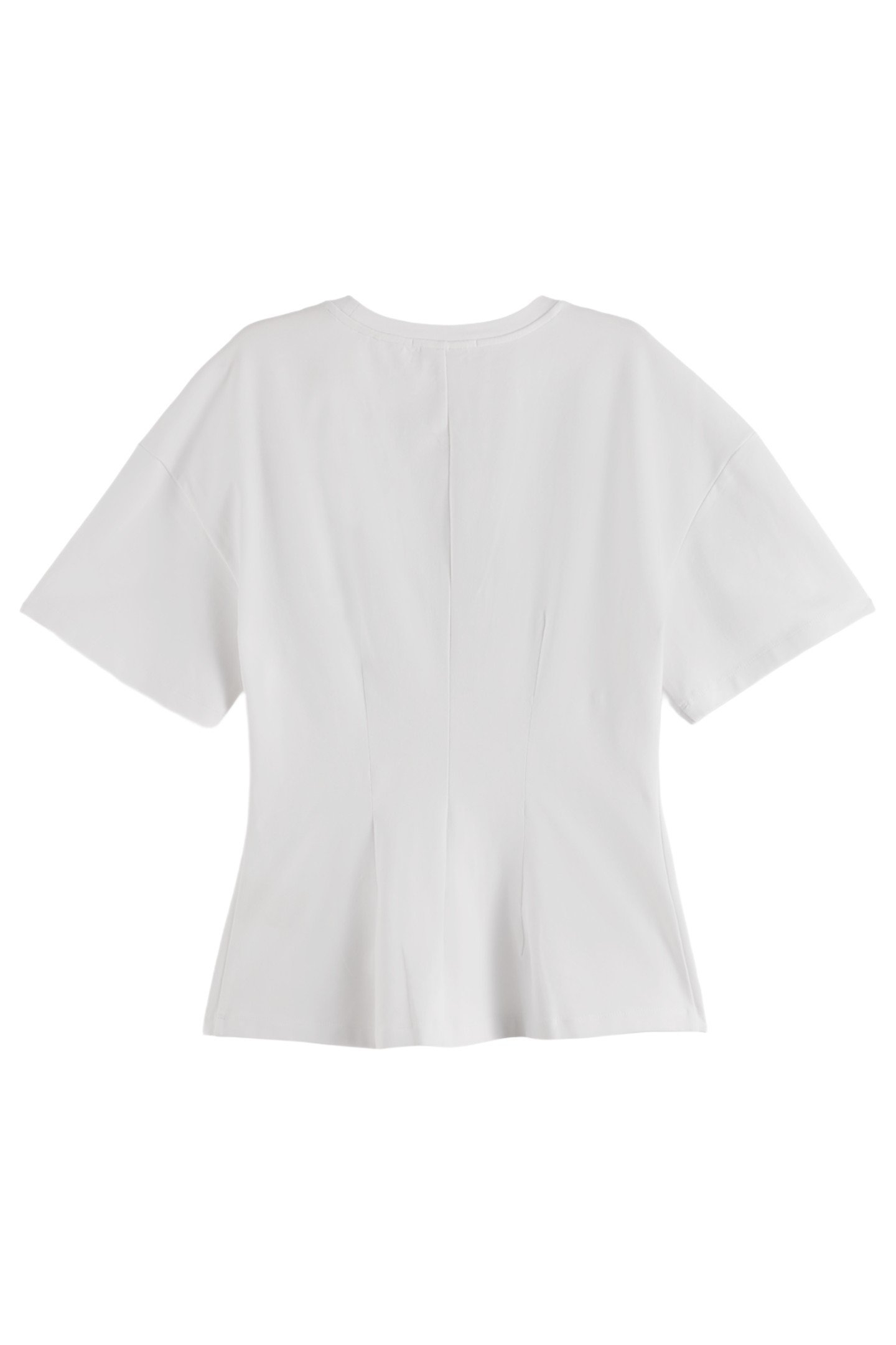 ARTWORK T-SHIRT WITH SHAPING WHITE 7