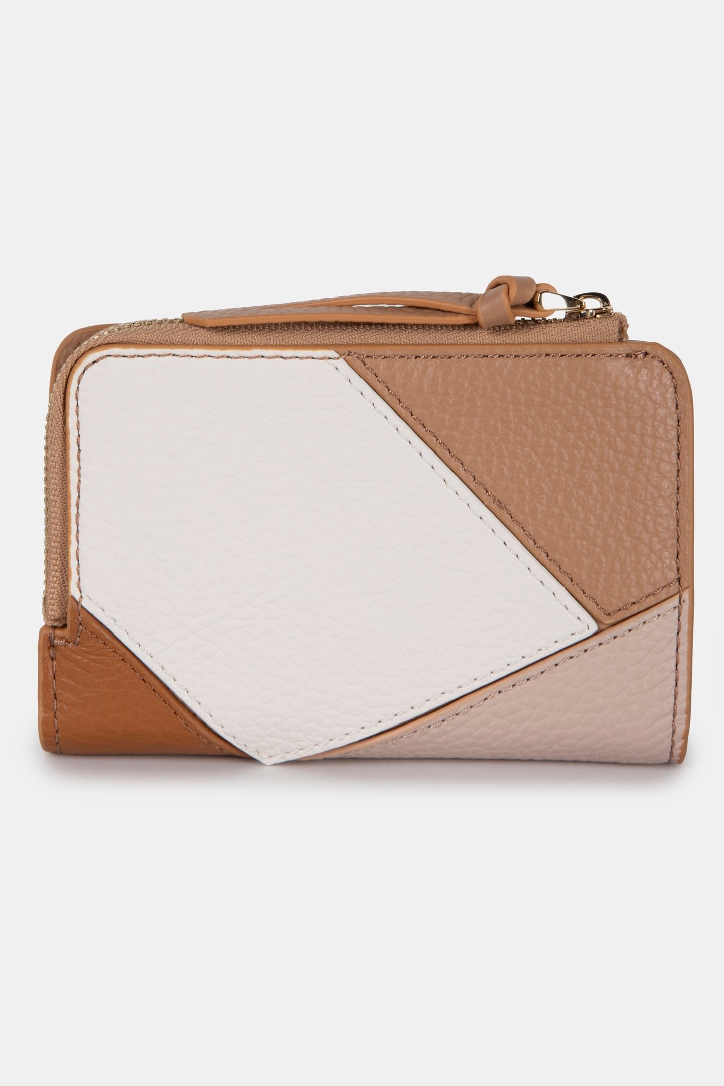 LEATHER WALLET IN COLOUR BLOCK 3