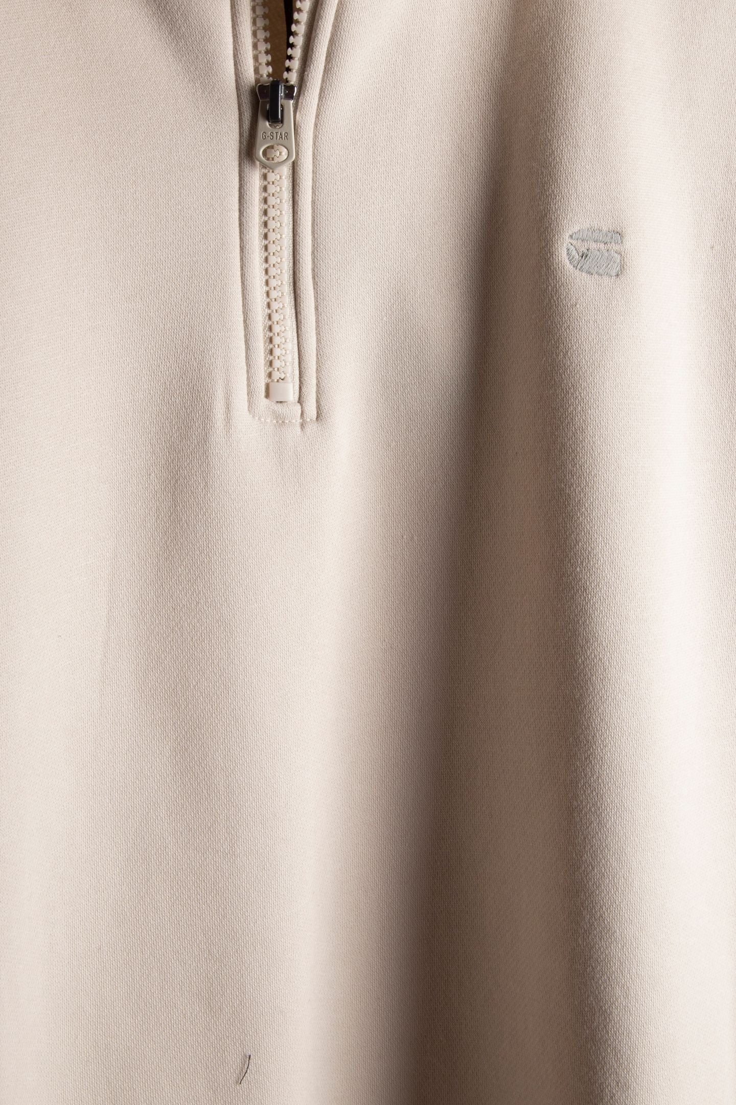 HALF ZIP STAND UP COLLAR SWEAT L\S WHITEBAIT | Online Outlet | Otrium